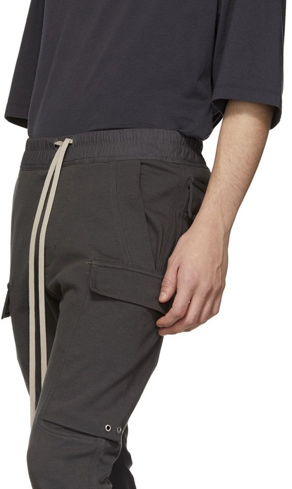 Rick Owens Rick Owens Drawstring 19ss Blujay Cargo Joggers Pants Size US 32 / EU 48 - 7 Thumbnail