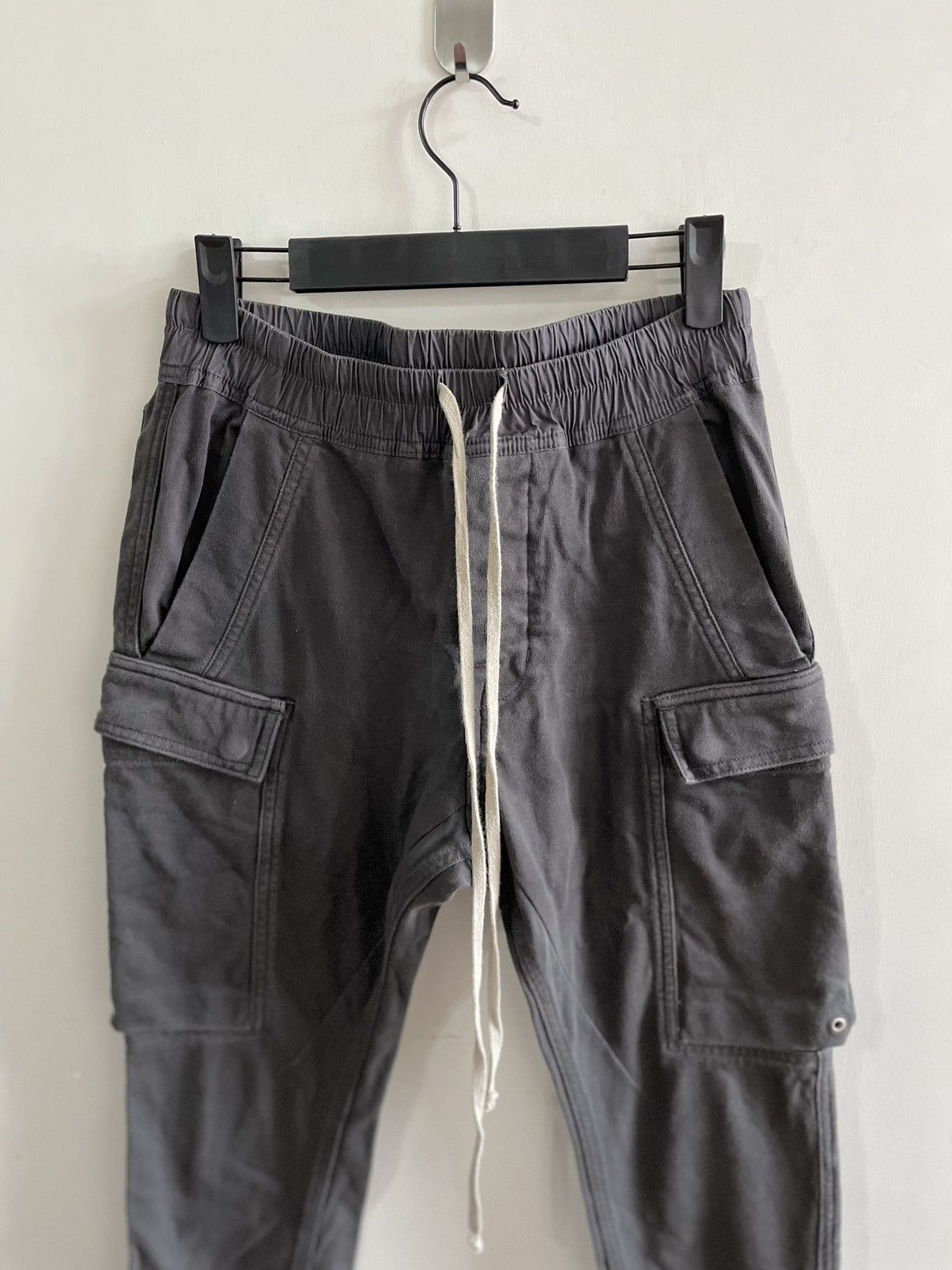 Rick Owens Rick Owens Drawstring 19ss Blujay Cargo Joggers Pants Size US 32 / EU 48 - 2 Thumbnail