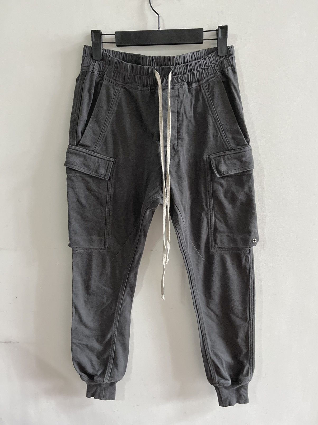 Rick Owens Rick Owens Drawstring 19ss Blujay Cargo Joggers Pants Size US 32 / EU 48 - 1 Thumbnail