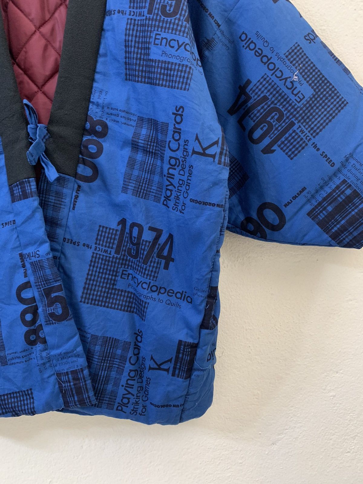Japanese Brand Encyclopedia Playing Card Kimono Jacket Size US L / EU 52-54 / 3 - 2 Thumbnail
