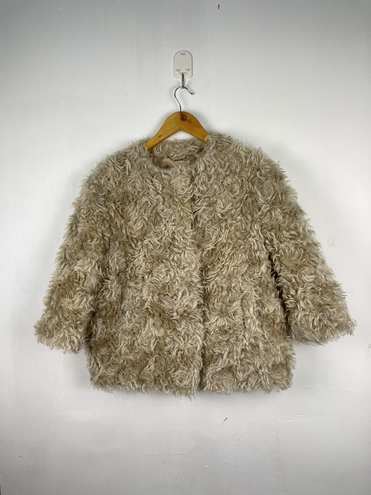 Prada Authentic Prada AW07 Mohair Fur Coat Cardigan Jacket size 38 Size S / US 4 / IT 40 - 1 Thumbnail