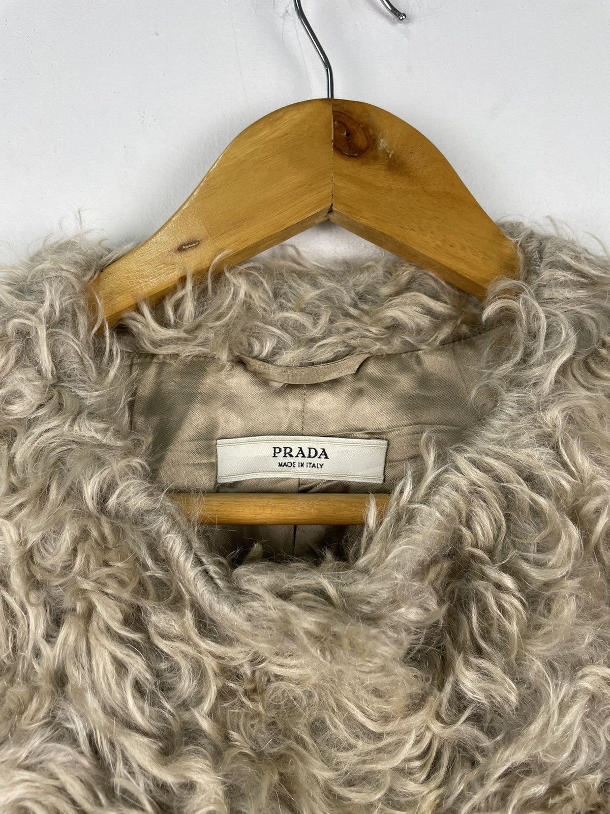 Prada Authentic Prada AW07 Mohair Fur Coat Cardigan Jacket size 38 Size S / US 4 / IT 40 - 2 Thumbnail