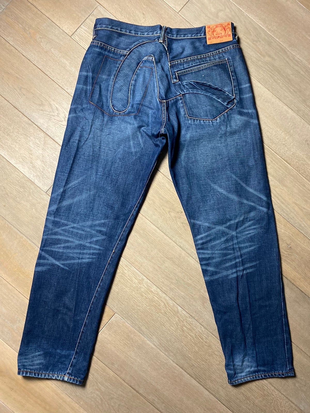 Vintage Evisu Japan vintage blue jeans denim pants big seagull logo Size US 38 / EU 54 - 1 Preview