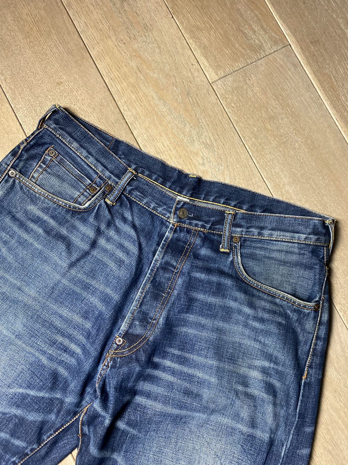 Vintage Evisu Japan vintage blue jeans denim pants big seagull logo Size US 38 / EU 54 - 10 Thumbnail