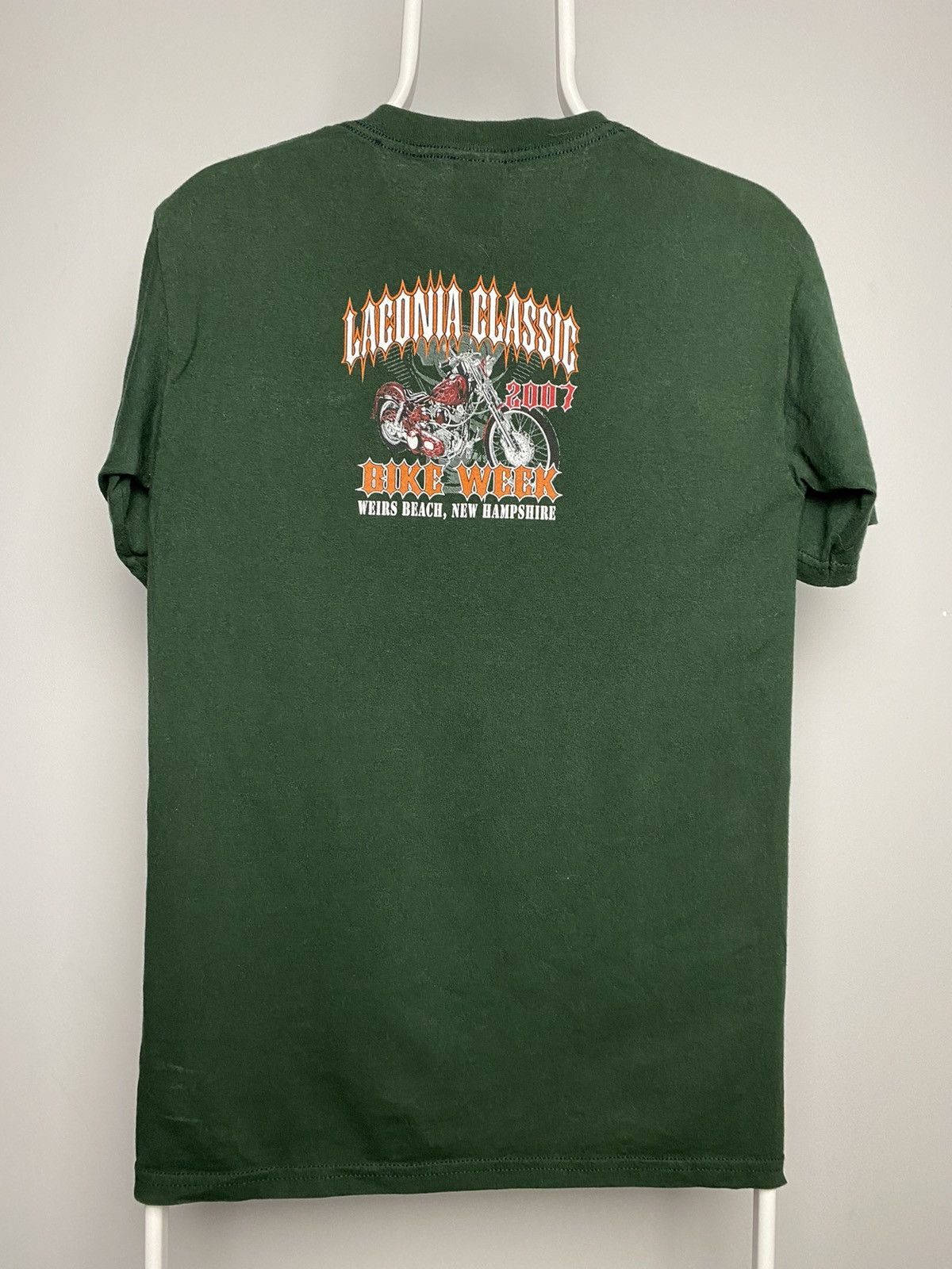 Gildan × Vintage Laconia Classic vintage 2007 T-shirt Bike Week Size US S / EU 44-46 / 1 - 4 Thumbnail