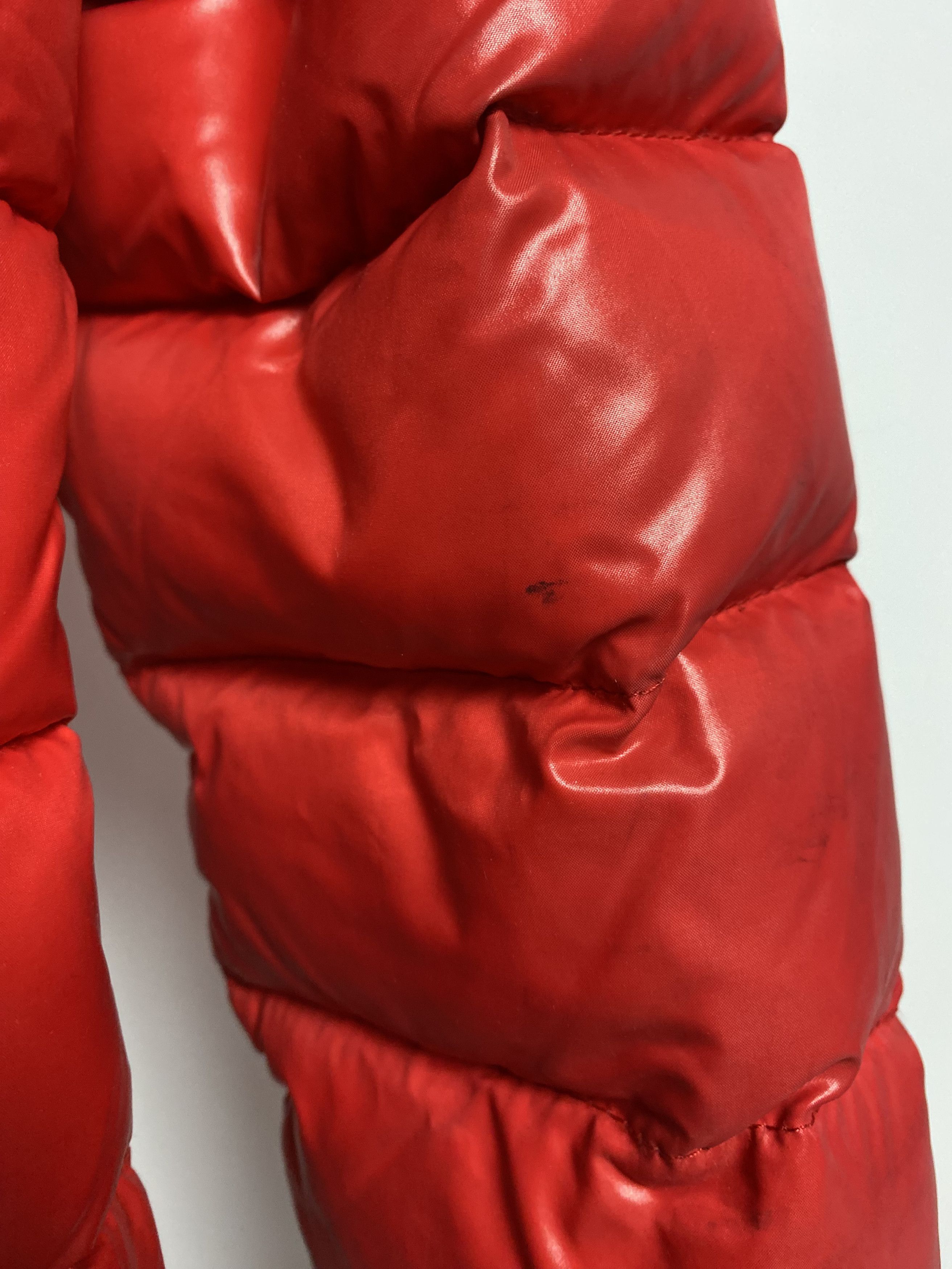 Moncler × Vintage Moncler maya jacket down puffer red Size S / US 4 / IT 40 - 14 Thumbnail