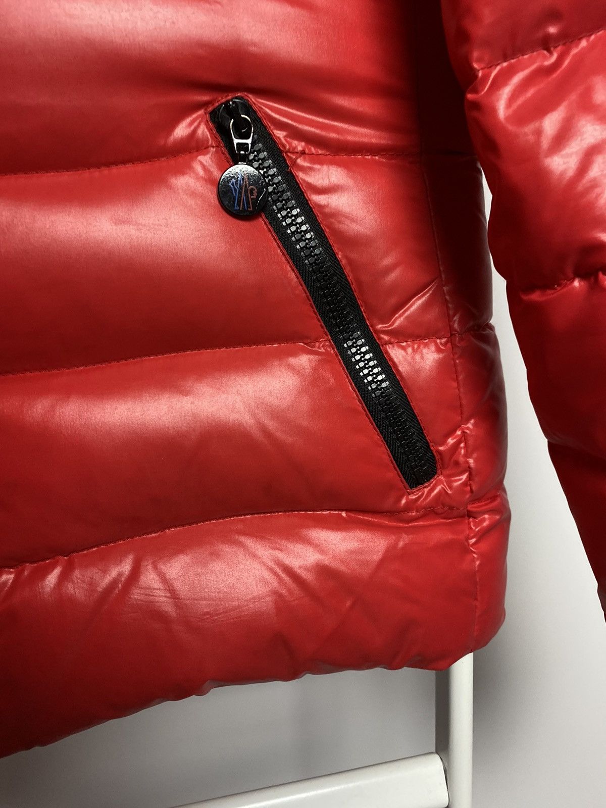 Moncler × Vintage Moncler maya jacket down puffer red Size S / US 4 / IT 40 - 5 Thumbnail