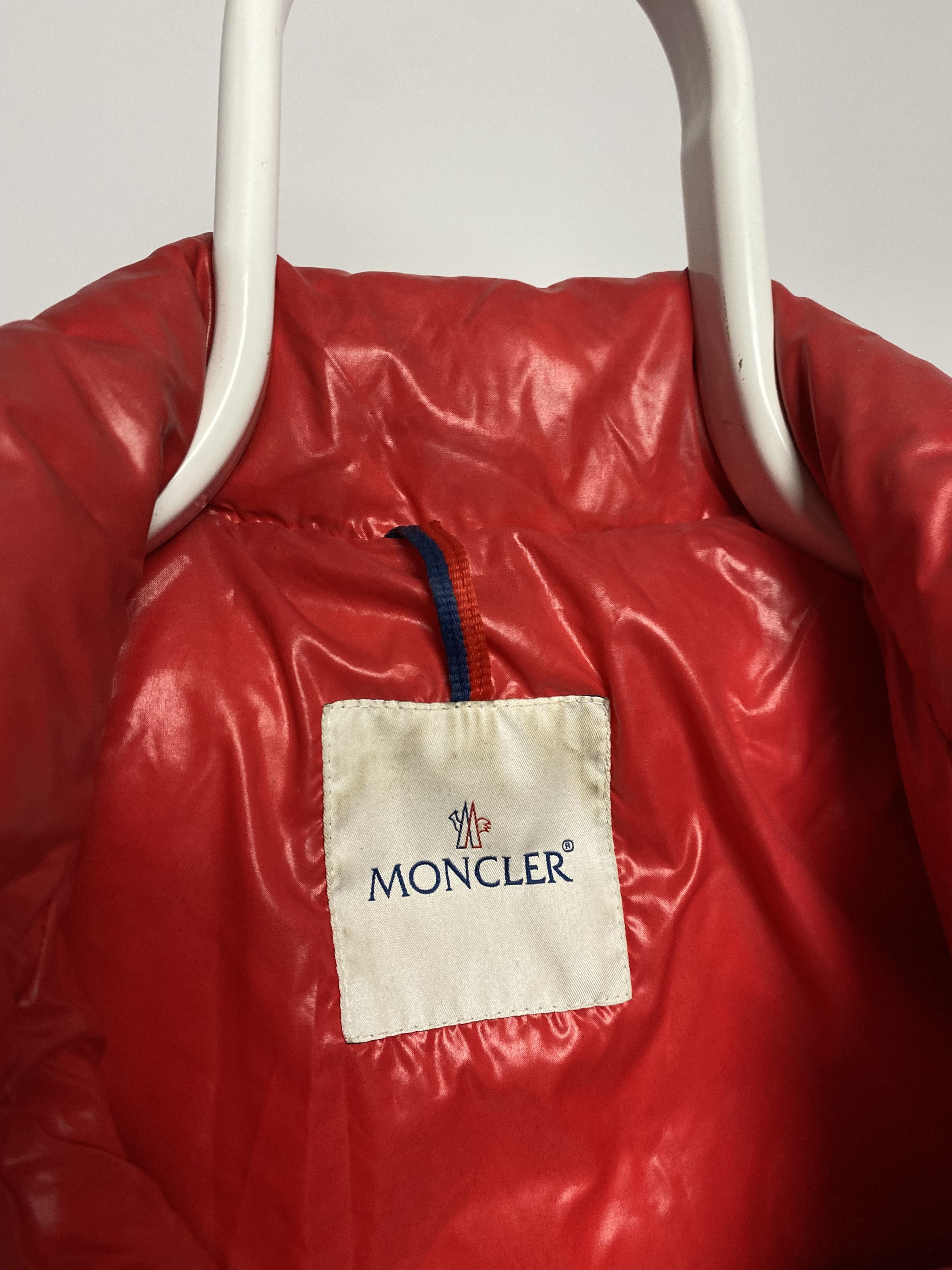 Moncler × Vintage Moncler maya jacket down puffer red Size S / US 4 / IT 40 - 9 Thumbnail