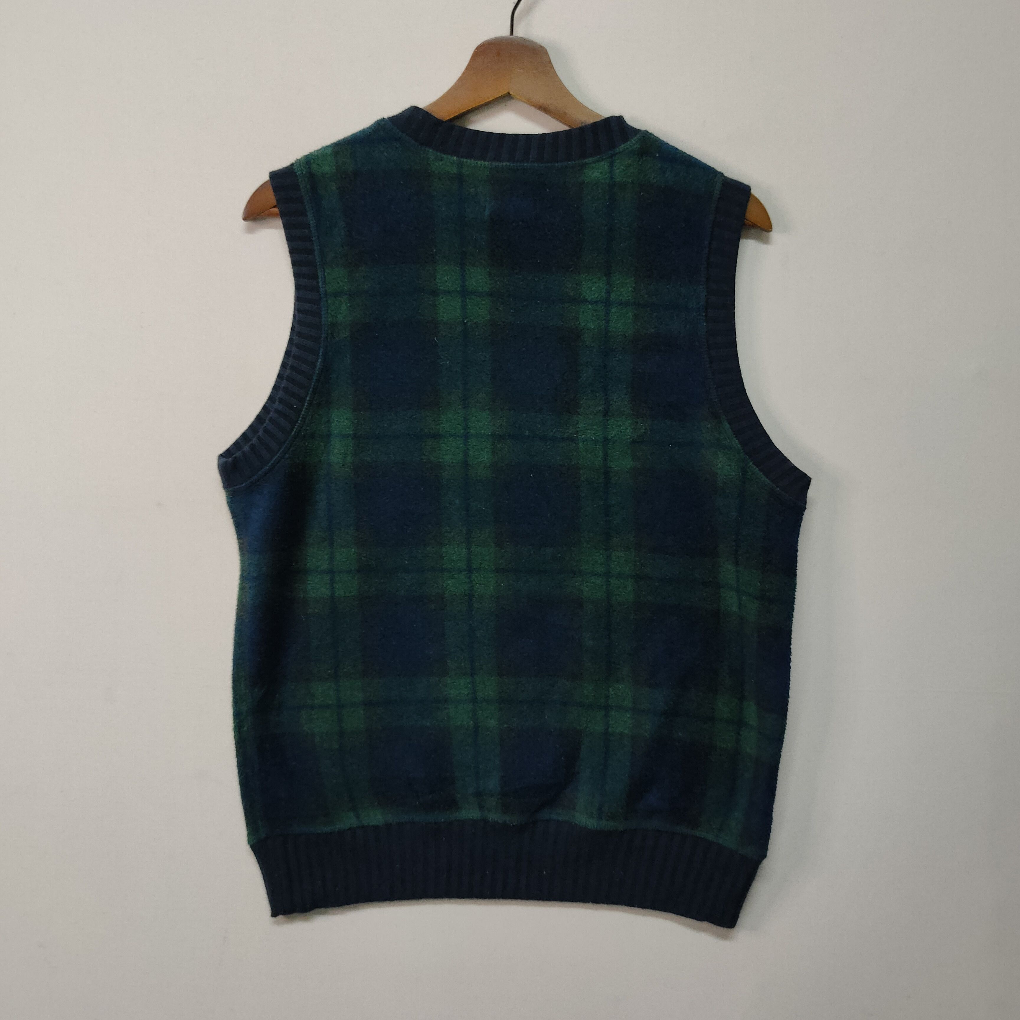 Japanese Brand Vintage Unbranded Checkred Design Reversable Vest Size US S / EU 44-46 / 1 - 4 Thumbnail