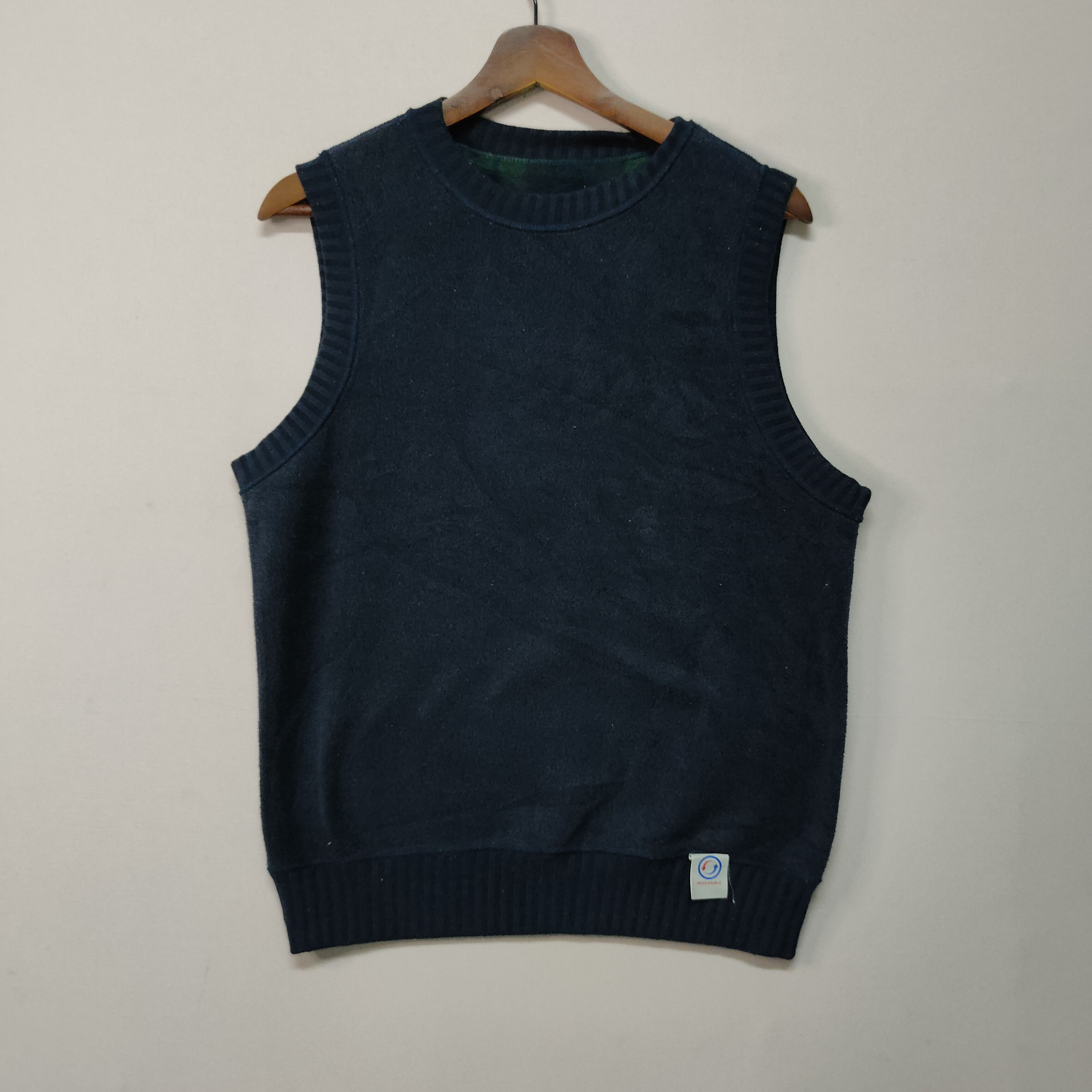 Japanese Brand Vintage Unbranded Checkred Design Reversable Vest Size US S / EU 44-46 / 1 - 14 Thumbnail