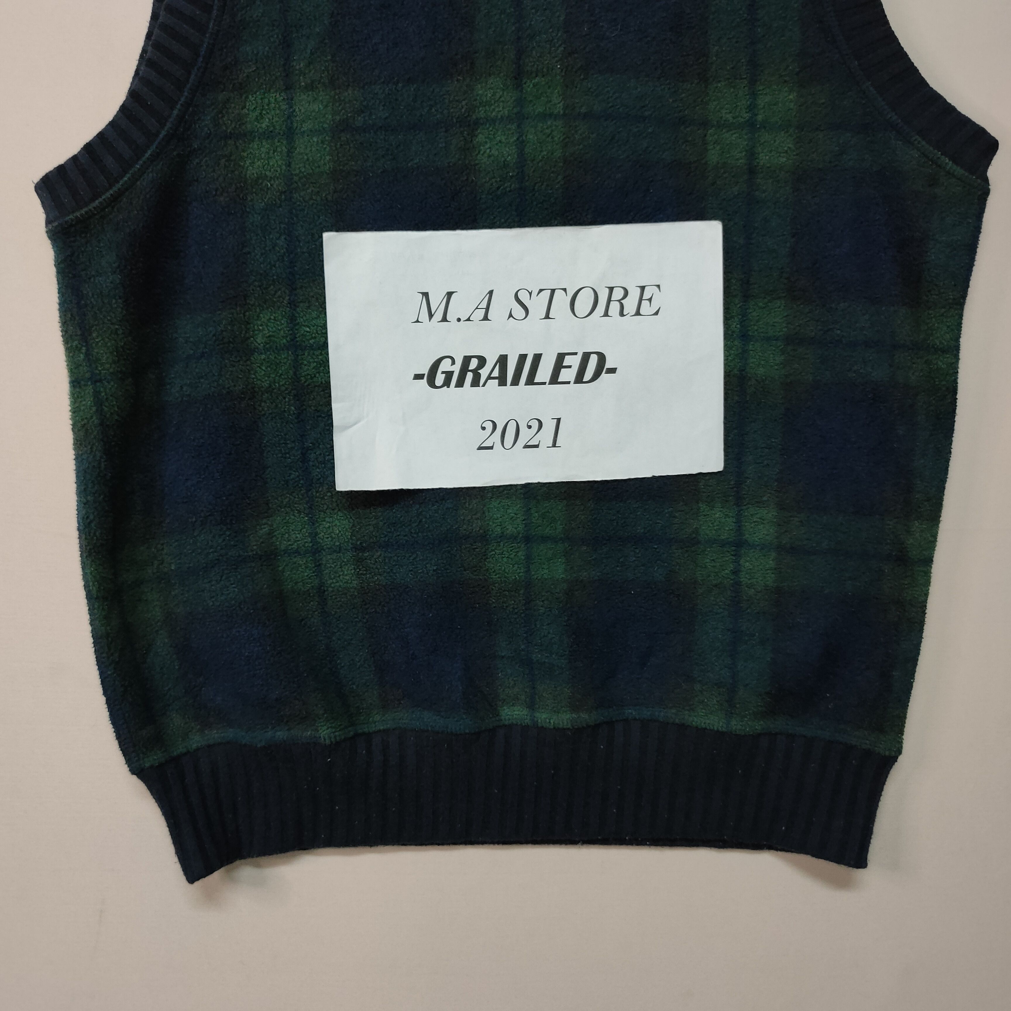 Japanese Brand Vintage Unbranded Checkred Design Reversable Vest Size US S / EU 44-46 / 1 - 8 Thumbnail