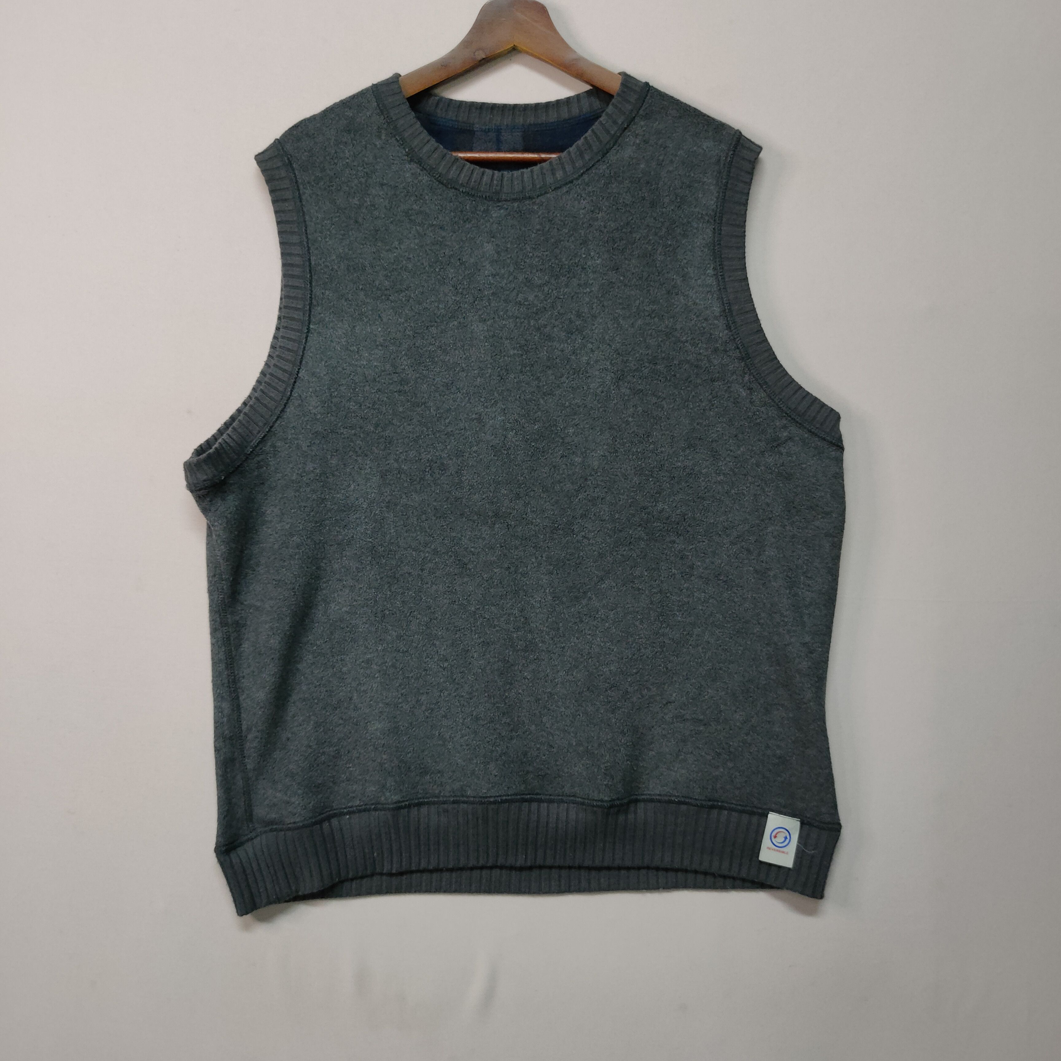 Japanese Brand Vintage Unbranded Checkred Design Reversable Vest Size US XL / EU 56 / 4 - 12 Thumbnail