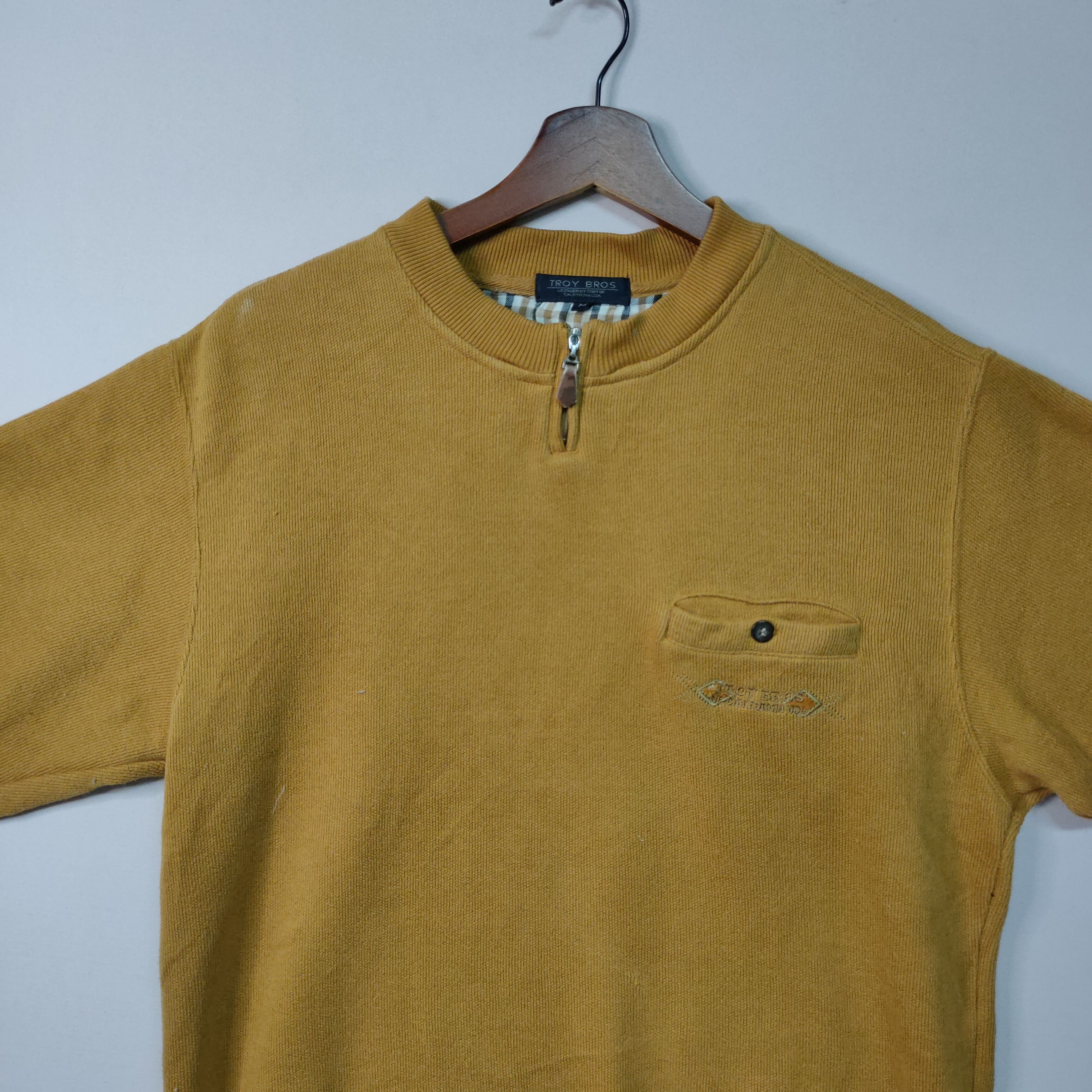 Japanese Brand VTG TROY BROS EMBROIDERY LOGO SWEATSHIRT JUMPER Size US M / EU 48-50 / 2 - 8 Thumbnail