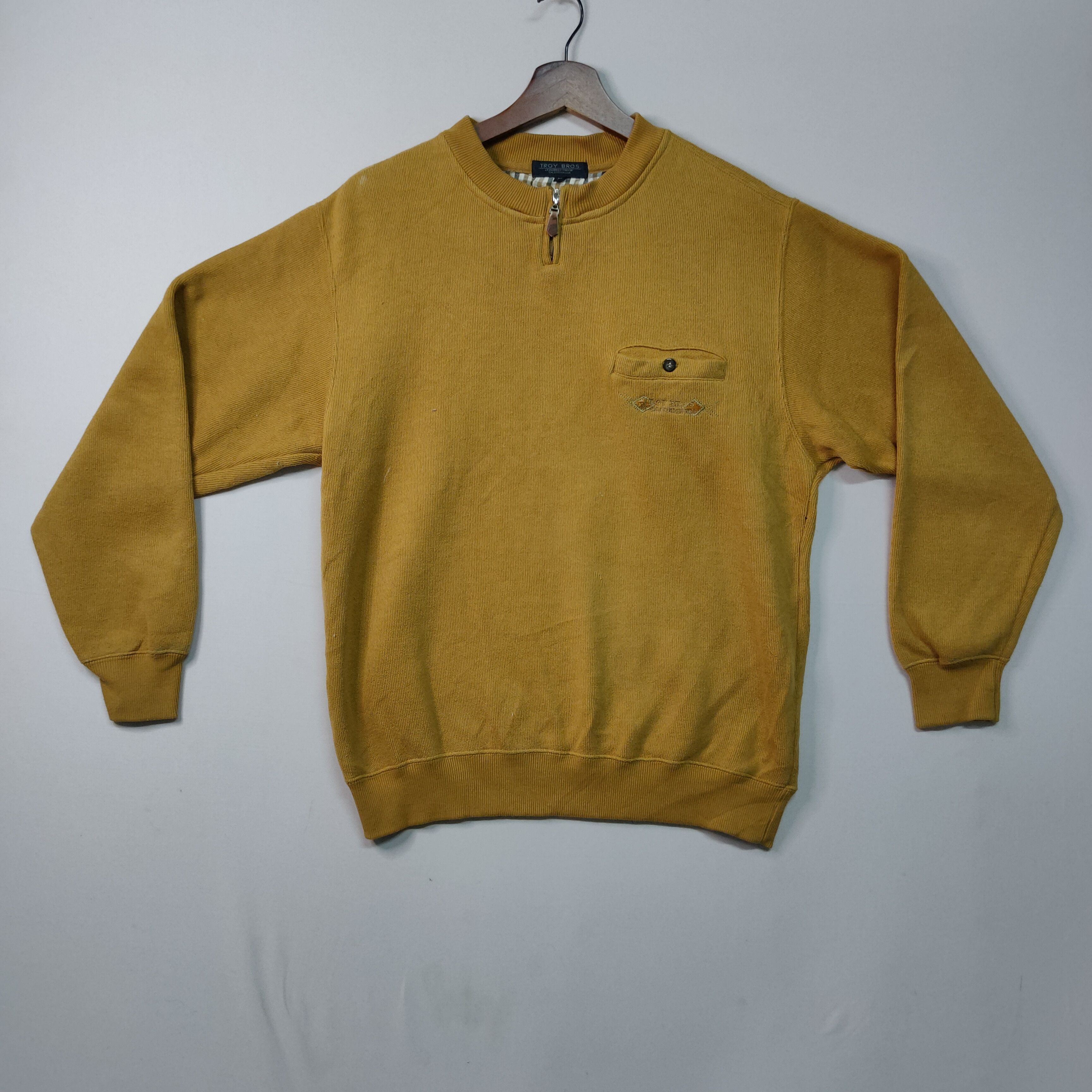 Japanese Brand VTG TROY BROS EMBROIDERY LOGO SWEATSHIRT JUMPER Size US M / EU 48-50 / 2 - 1 Thumbnail
