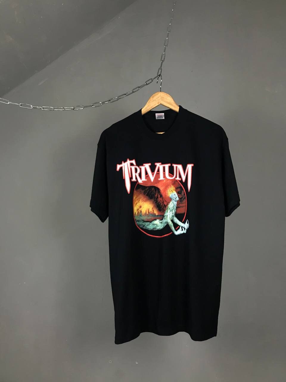 Band Tees × Vintage Trivium 2005 vintage rock band tee Size US L / EU 52-54 / 3 - 1 Thumbnail