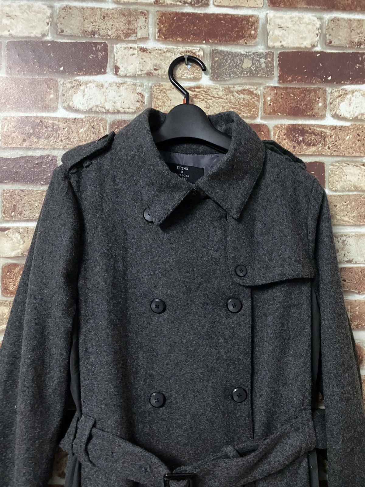 Designer × Japanese Brand EIREHC x PERSODEA WHITE LABEL LONG COAT NICE DESIGN Size US L / EU 52-54 / 3 - 5 Thumbnail