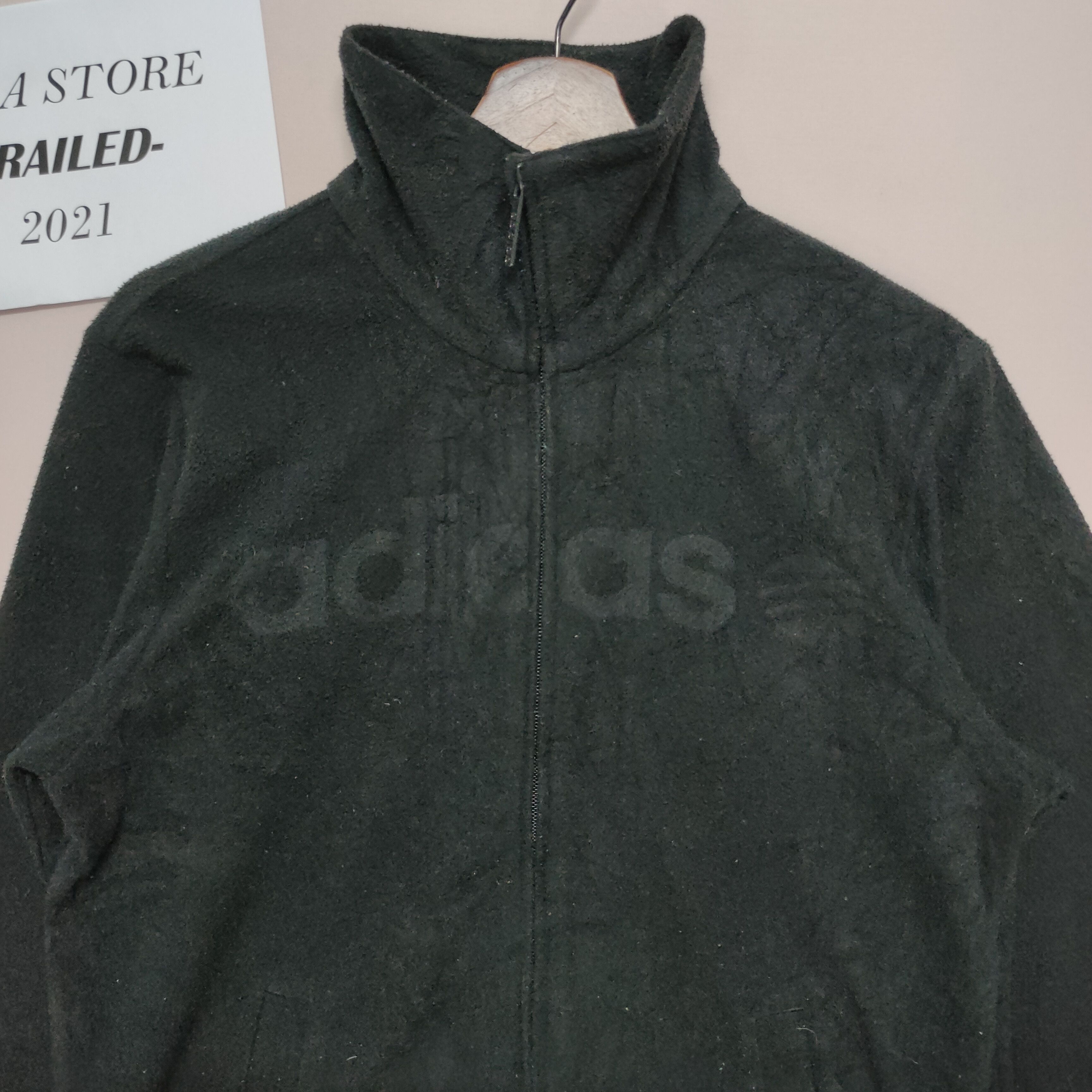 Adidas Vtg ADIDAS NEO LABEL BIG LOGO ZIPPER UPS SWEATERS Size US M / EU 48-50 / 2 - 4 Thumbnail