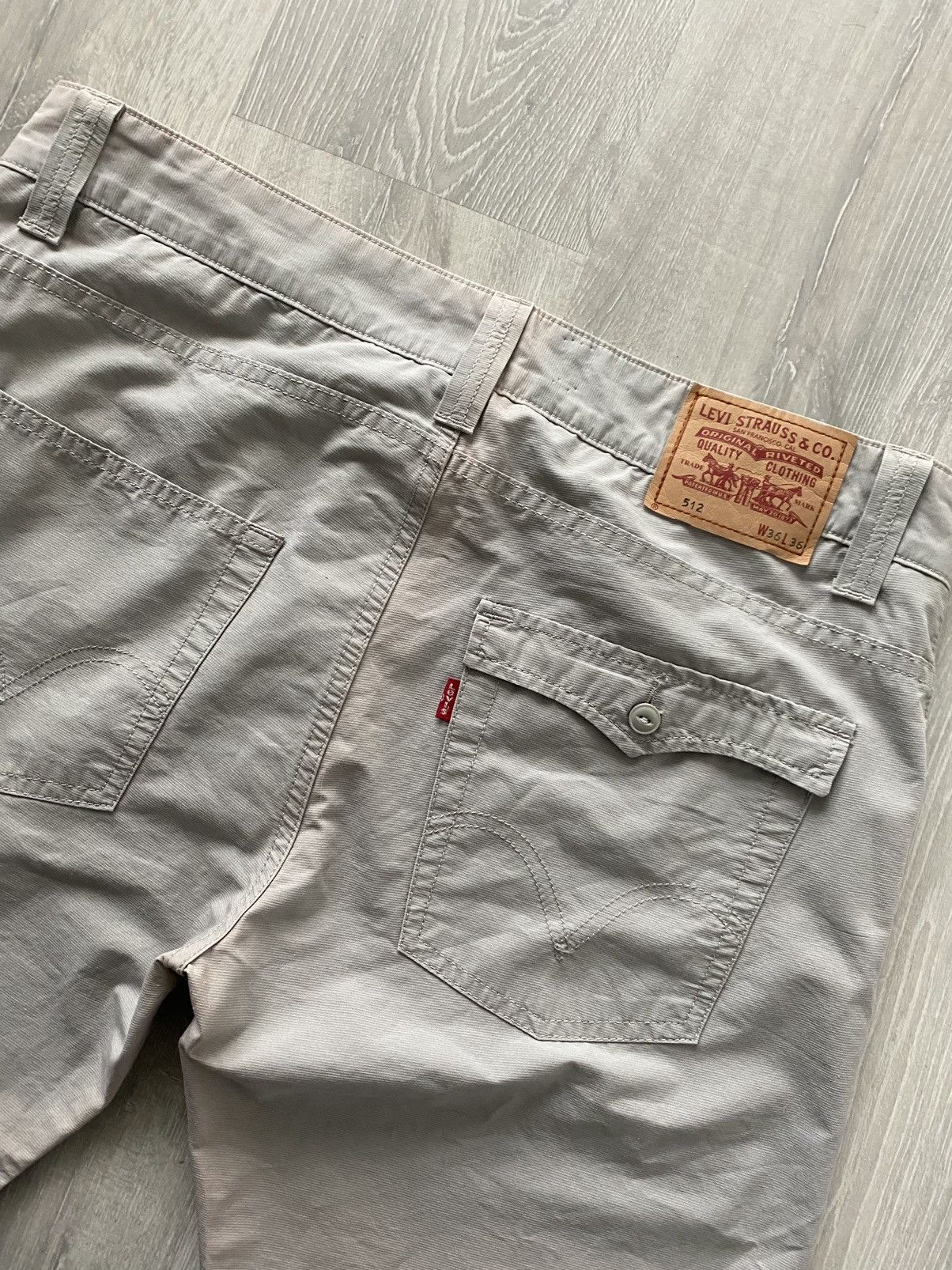 Levi's Levi’s 512 vintage beige jeans Size US 36 / EU 52 - 1 Thumbnail