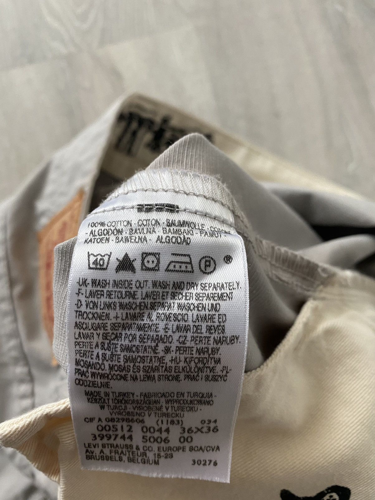 Levi's Levi’s 512 vintage beige jeans Size US 36 / EU 52 - 9 Thumbnail