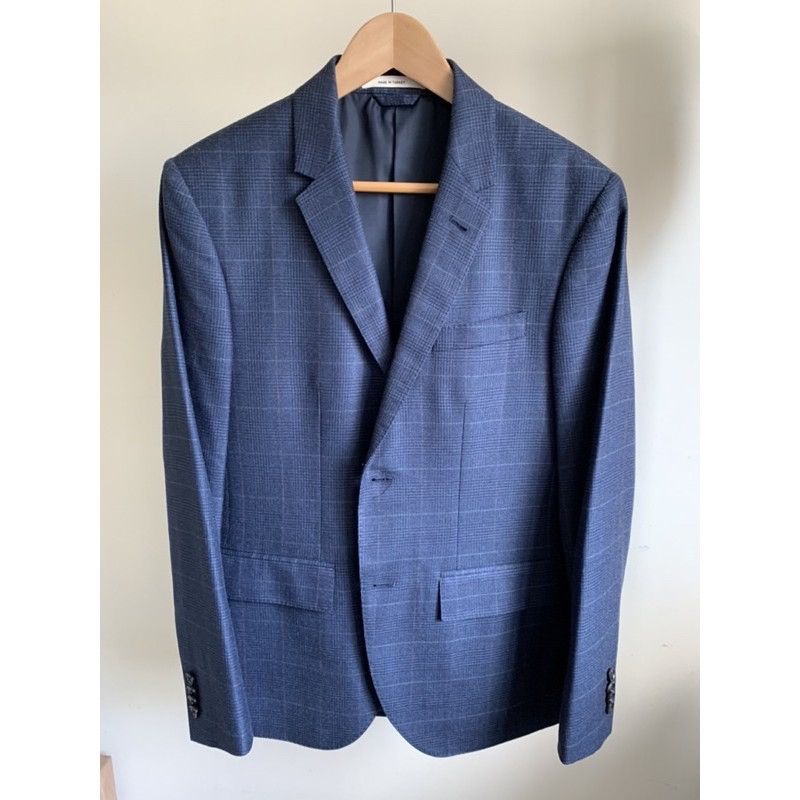 Club Monaco Men’s Club Monaco Wool Plaids Slim Blazer Sz 38S NWT Size 38S - 1 Thumbnail