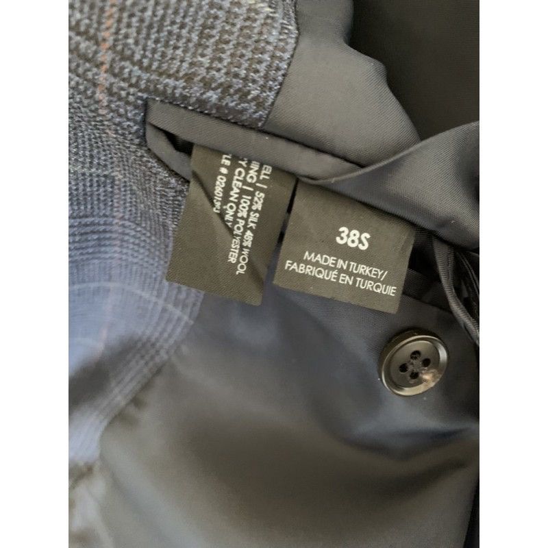 Club Monaco Men’s Club Monaco Wool Plaids Slim Blazer Sz 38S NWT Size 38S - 7 Thumbnail