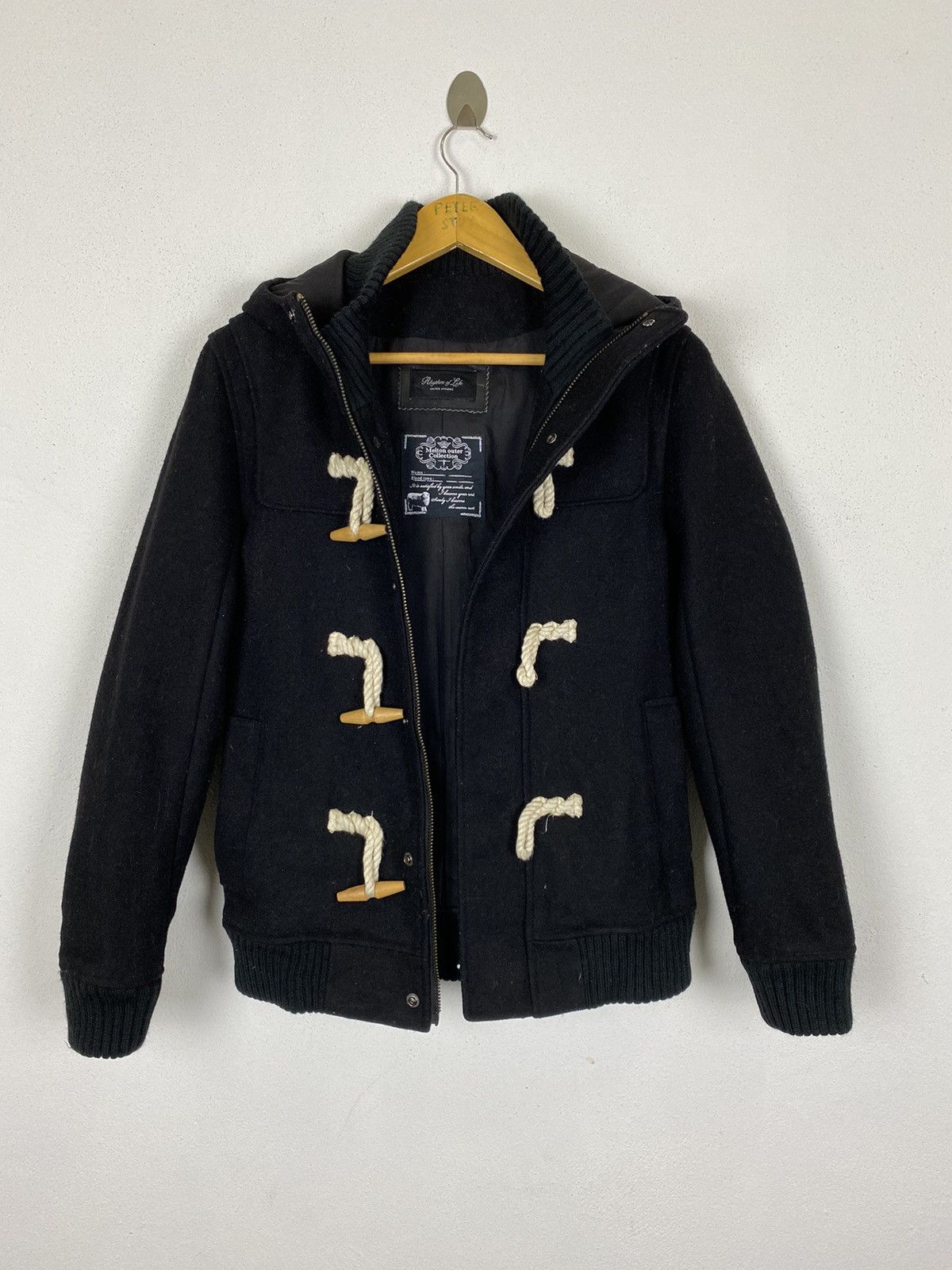 Designer × United Arrows UNITED ARROW MELTON OUTER DUFFER COAT DESIGN Size US S / EU 44-46 / 1 - 4 Thumbnail