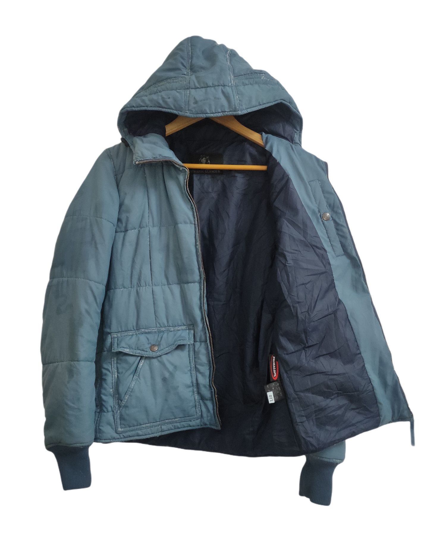 Hysteric Glamour Hysteric Glamour Puffer Quilted Hoodie Jacket Size US S / EU 44-46 / 1 - 6 Thumbnail