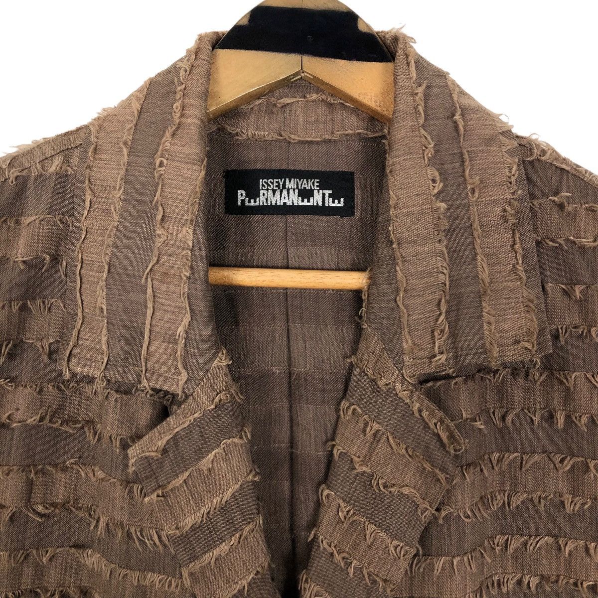 Issey Miyake Vintage 90s Issey Miyake Permanente AW1992 Wool Jacket Size US L / EU 52-54 / 3 - 7 Thumbnail