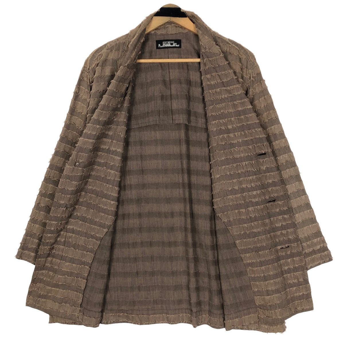 Issey Miyake Vintage 90s Issey Miyake Permanente AW1992 Wool Jacket Size US L / EU 52-54 / 3 - 8 Thumbnail