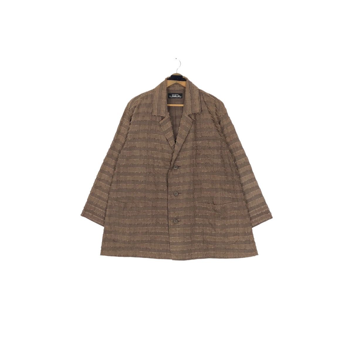 Issey Miyake Vintage 90s Issey Miyake Permanente AW1992 Wool Jacket Size US L / EU 52-54 / 3 - 10 Thumbnail