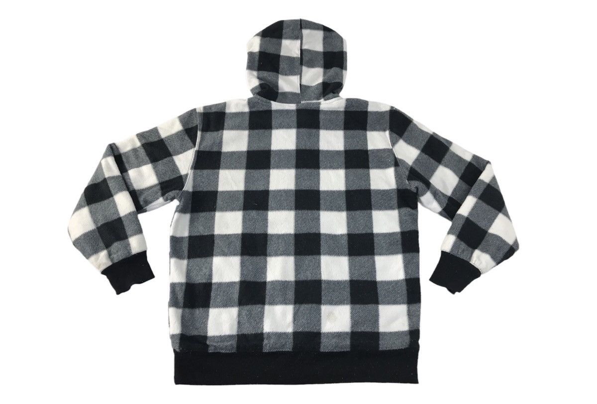 Dickies × Vintage Dickies Fluffy Fleece Hoodies Wool Sherpa Inner Check Design Size US L / EU 52-54 / 3 - 7 Thumbnail