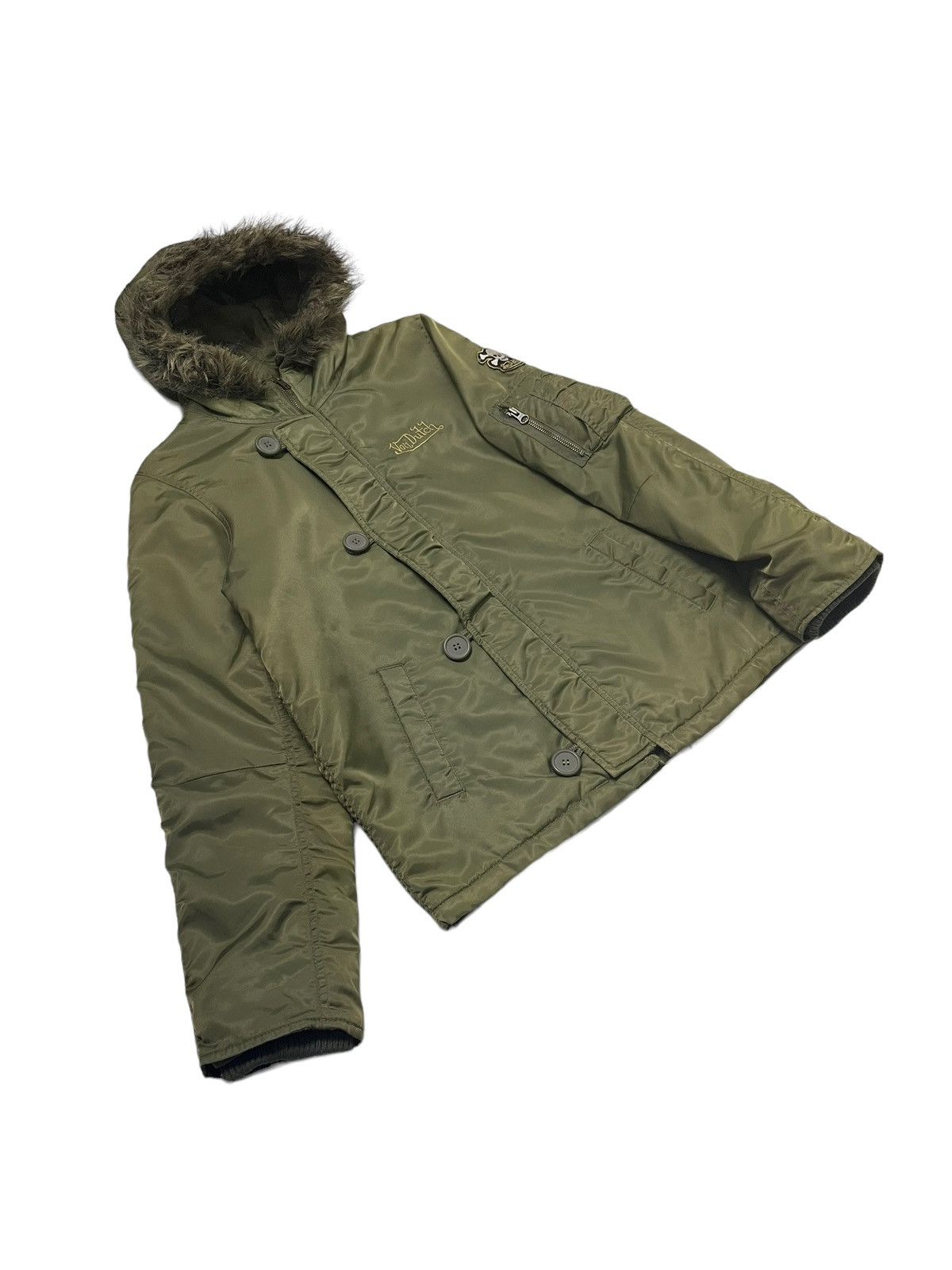 If Six Was Nine Vintage Von Dutch Bomber Jacket Sun Faded Size US S / EU 44-46 / 1 - 4 Thumbnail