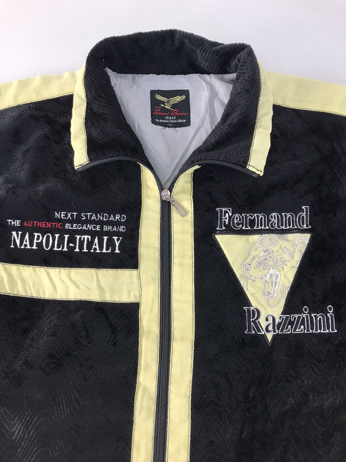 Vintage Fernand Razzini Napoli Italy Embroidery Cheetah K2280j Size US L / EU 52-54 / 3 - 3 Thumbnail