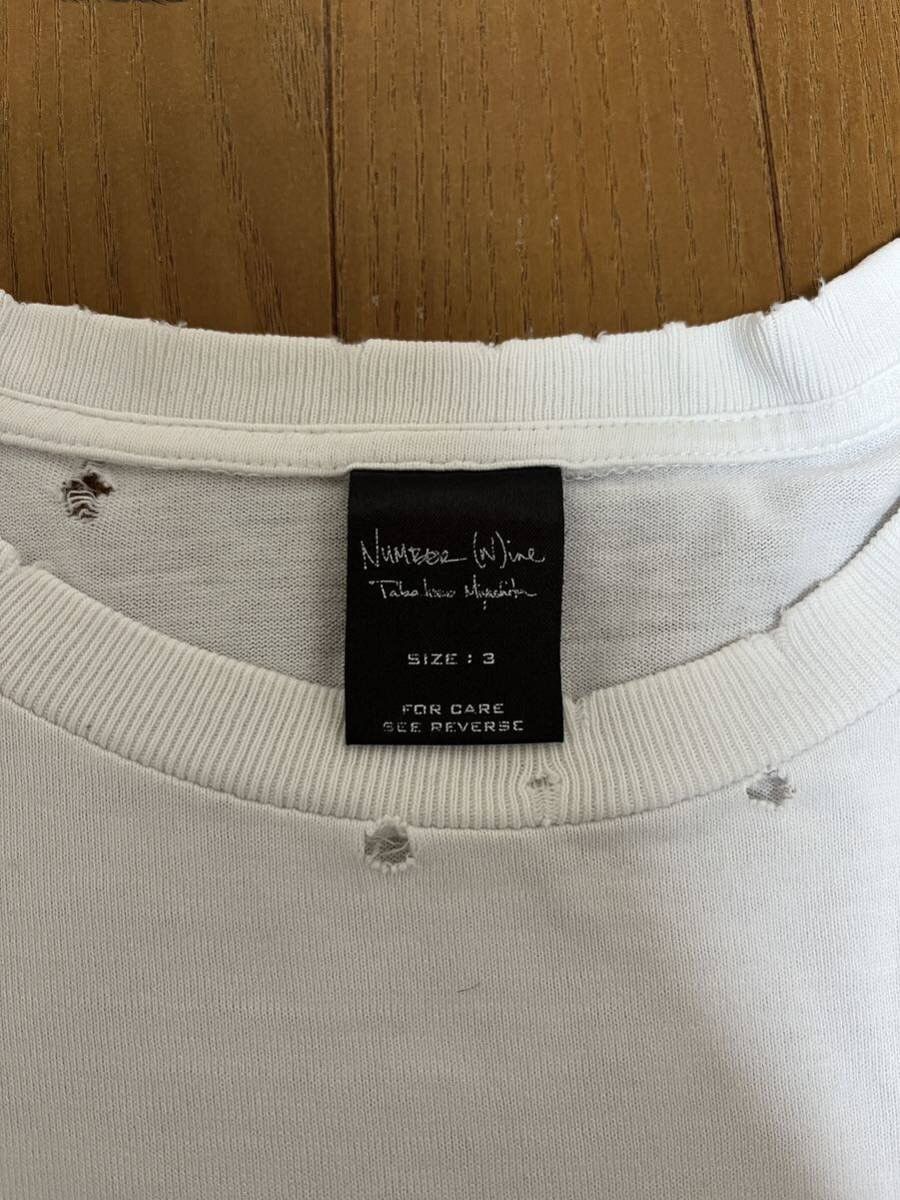 Number (N)ine N(N) 06SS "Fuck It" Distressed Tee Shirt Size US L / EU 52-54 / 3 - 4 Thumbnail