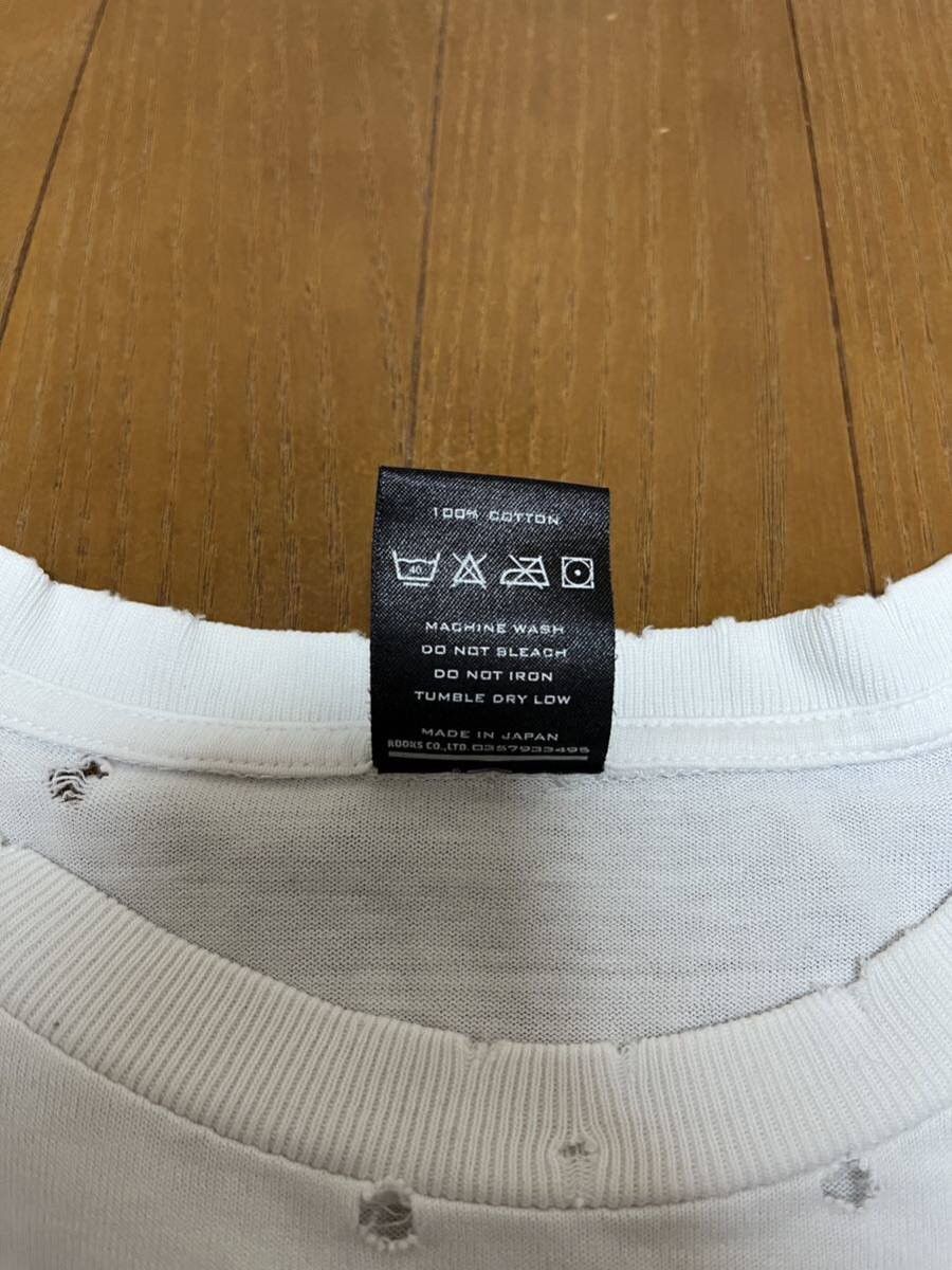 Number (N)ine N(N) 06SS "Fuck It" Distressed Tee Shirt Size US L / EU 52-54 / 3 - 5 Thumbnail