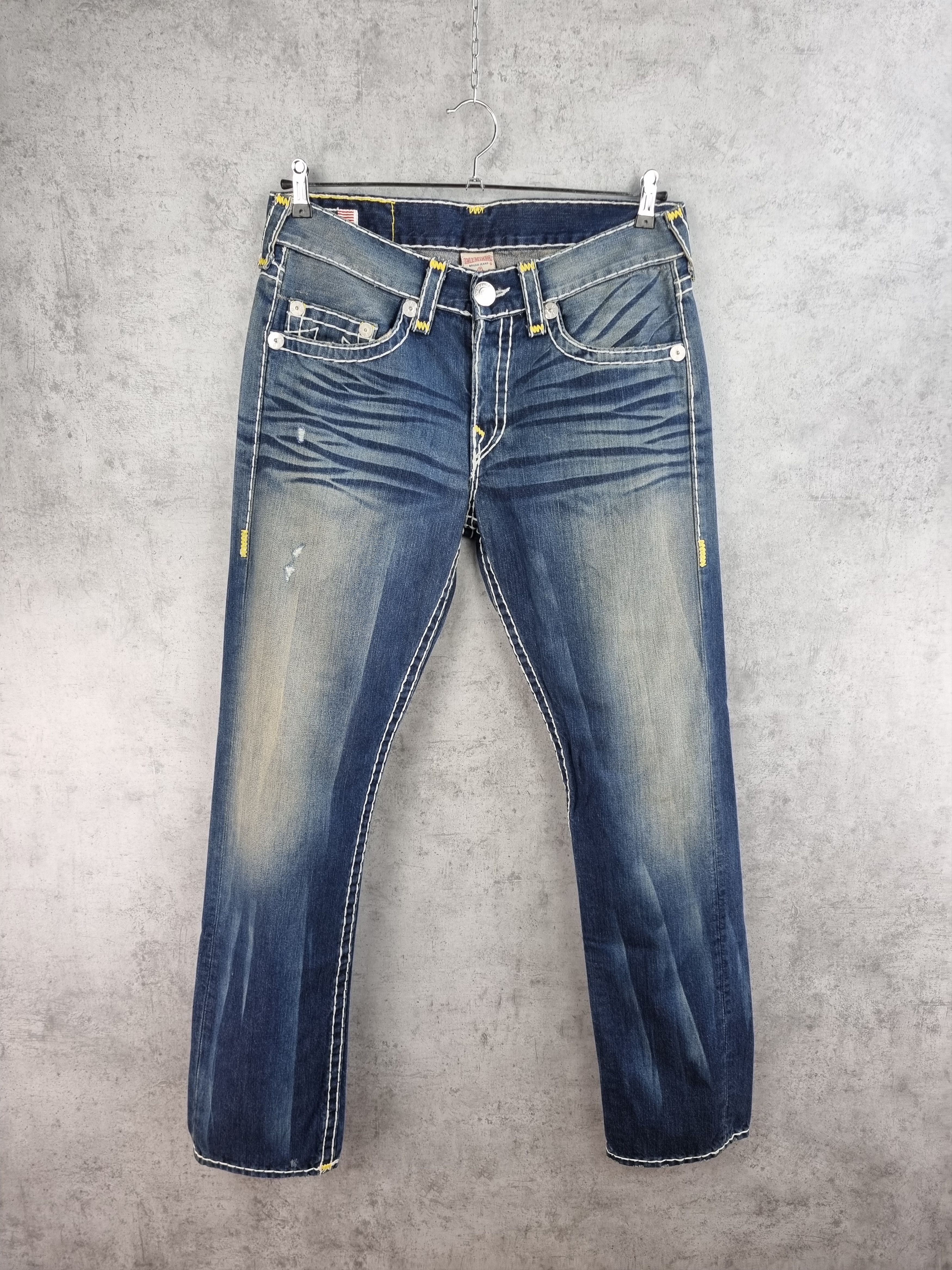 True Religion Vintage True RELIGION GENO SUPER T Denim Jeans Made in USA Size US 33 - 2 Thumbnail