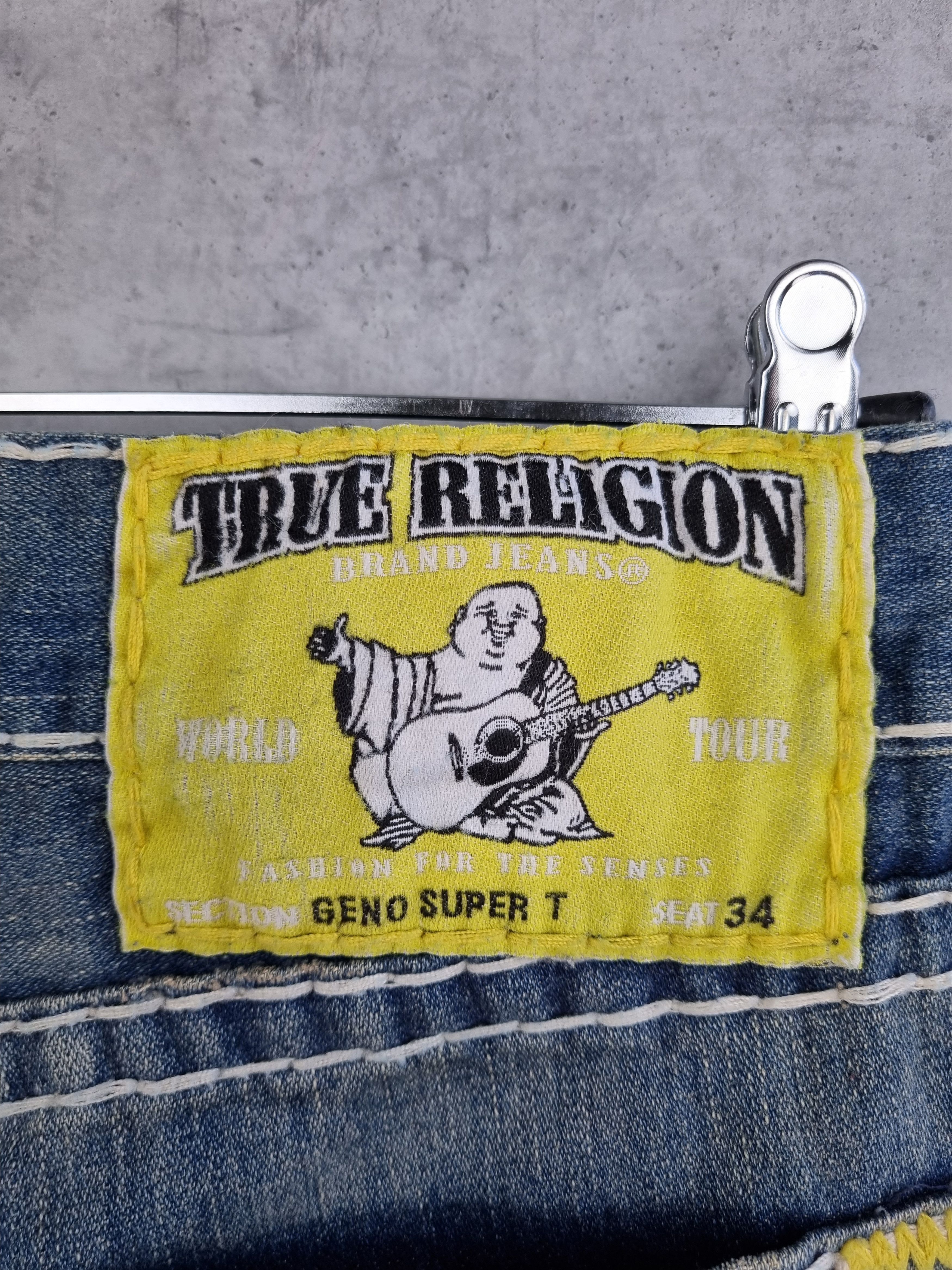 True Religion Vintage True RELIGION GENO SUPER T Denim Jeans Made in USA Size US 33 - 8 Thumbnail