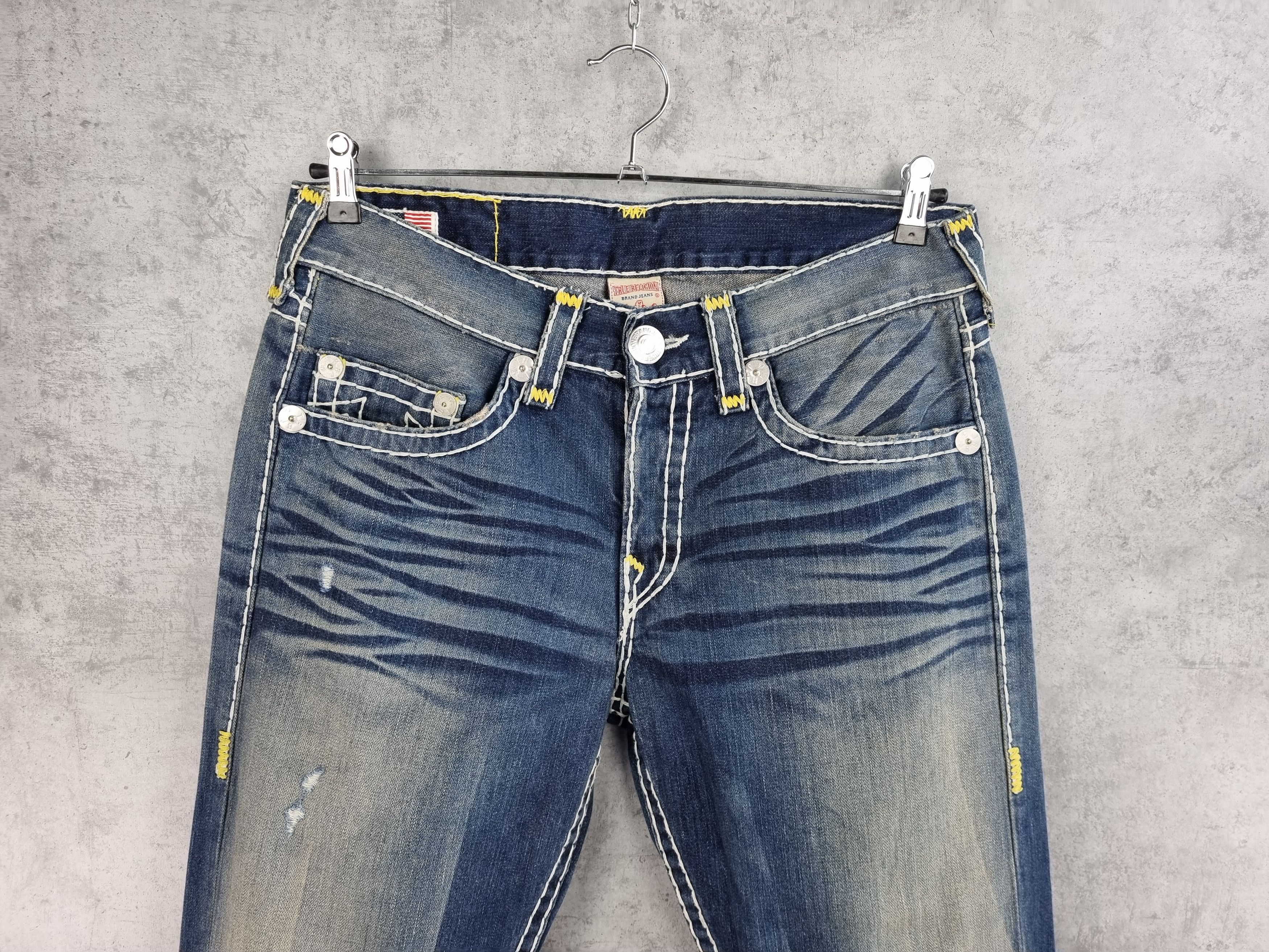 True Religion Vintage True RELIGION GENO SUPER T Denim Jeans Made in USA Size US 33 - 6 Thumbnail