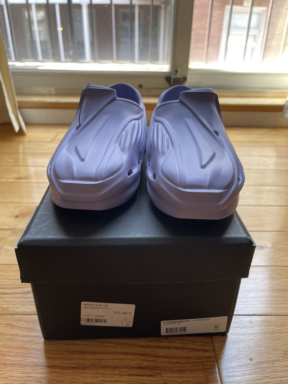 1017 Alyx 9SM Mono Slip On Slides Lilac