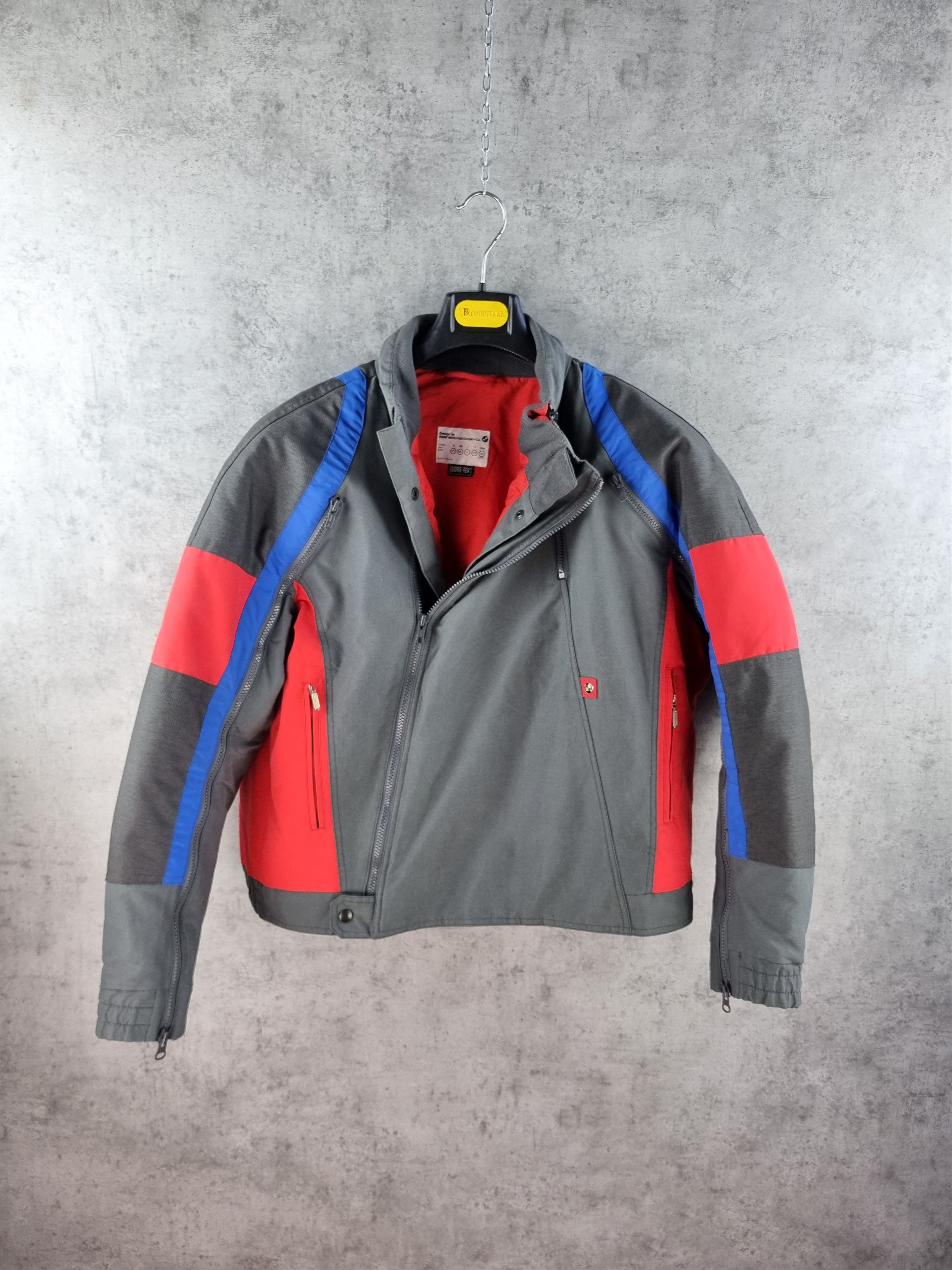 image of 80's Goretex Bmw Biker Jacket Cafe Racer, Men's (Size Large)