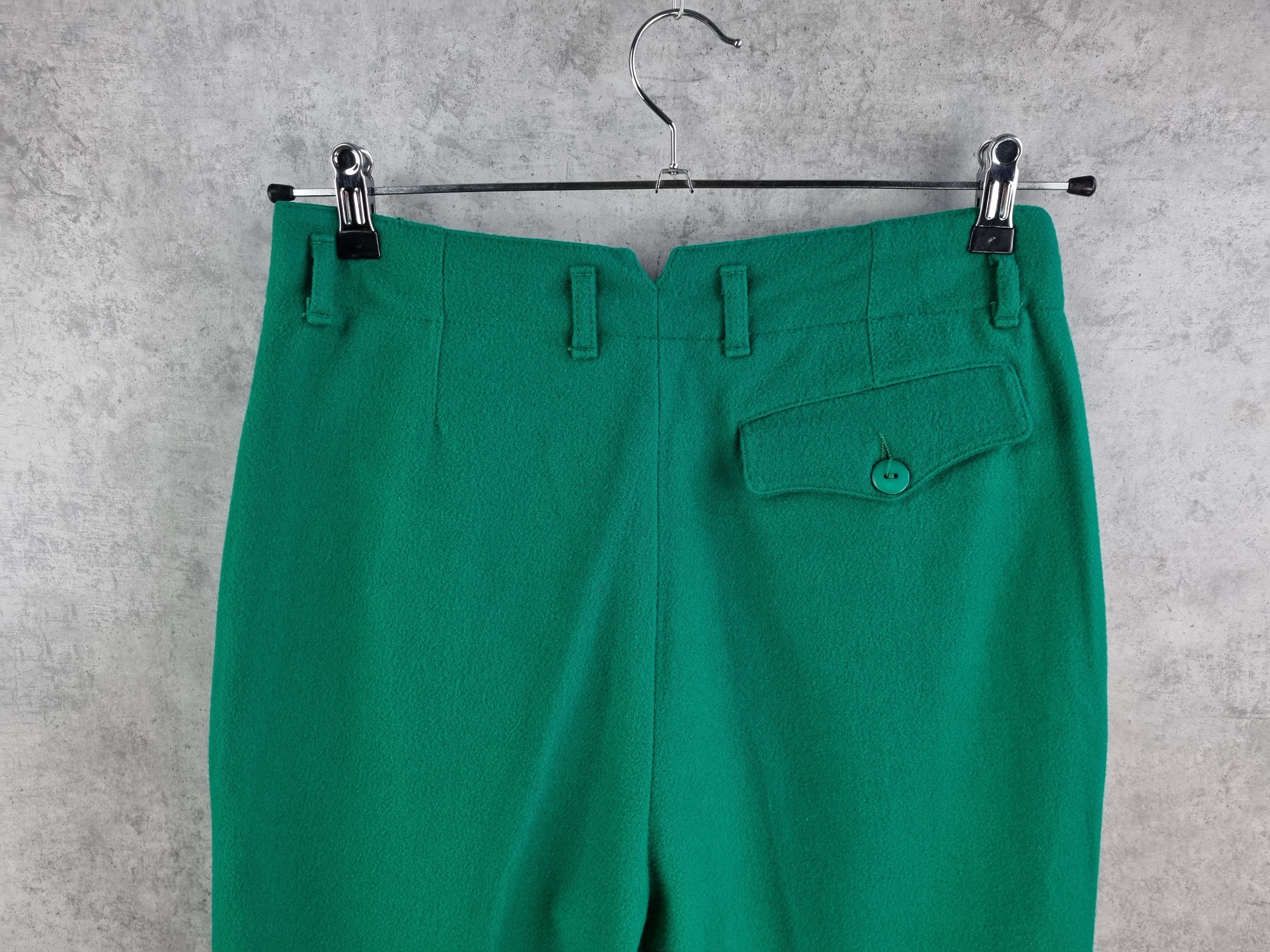 United Colors Of Benetton 80s BENETTON Wool Casual Pants Commes des Garcon style Size US 32 / EU 48 - 4 Thumbnail