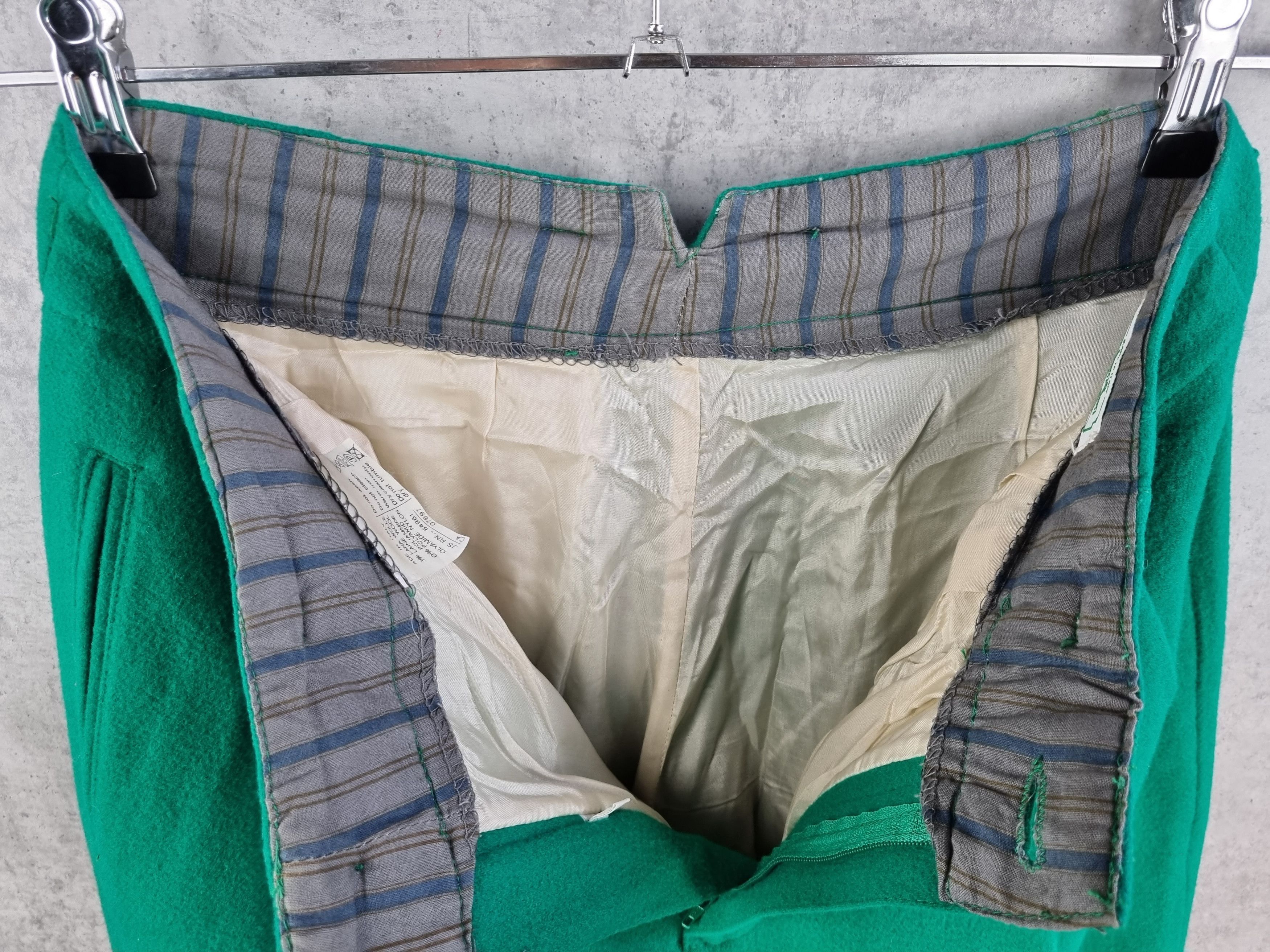 United Colors Of Benetton 80s BENETTON Wool Casual Pants Commes des Garcon style Size US 32 / EU 48 - 6 Thumbnail