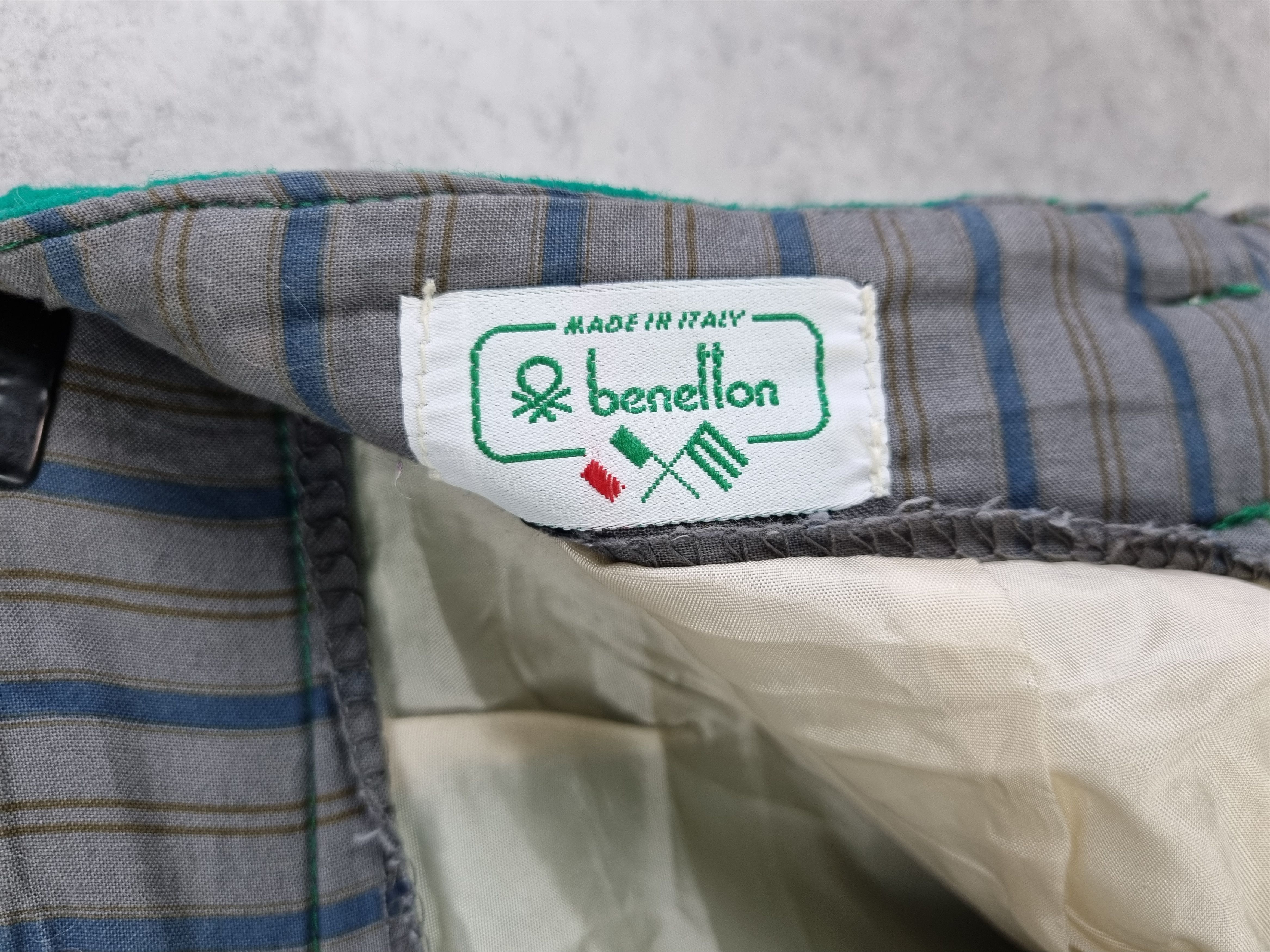United Colors Of Benetton 80s BENETTON Wool Casual Pants Commes des Garcon style Size US 32 / EU 48 - 7 Thumbnail