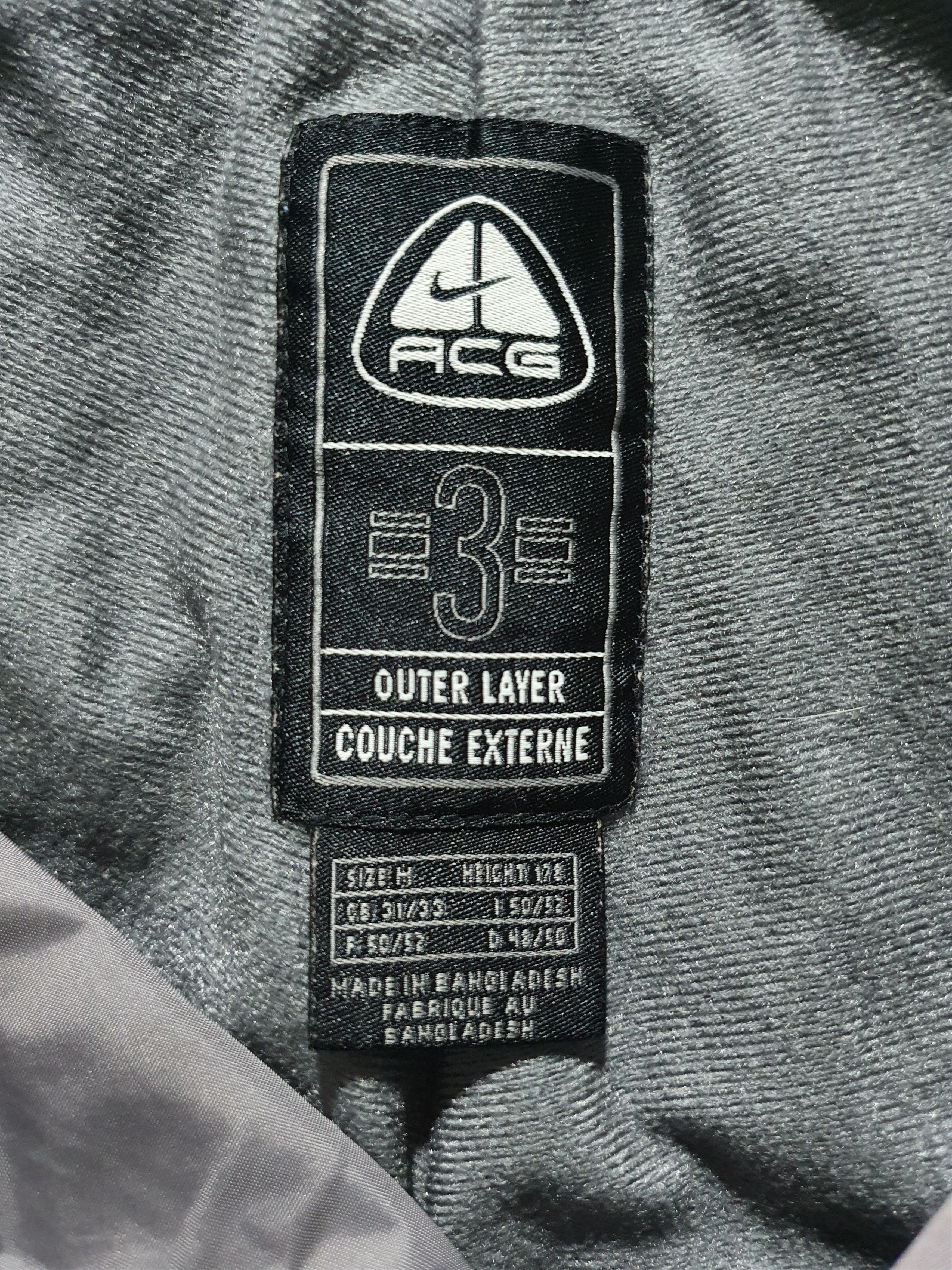 Nike × Nike ACG Nike ACG Ski Pants 3 OUTER LAYER COUCHE Externe Trousers Size US 32 / EU 48 - 8 Thumbnail