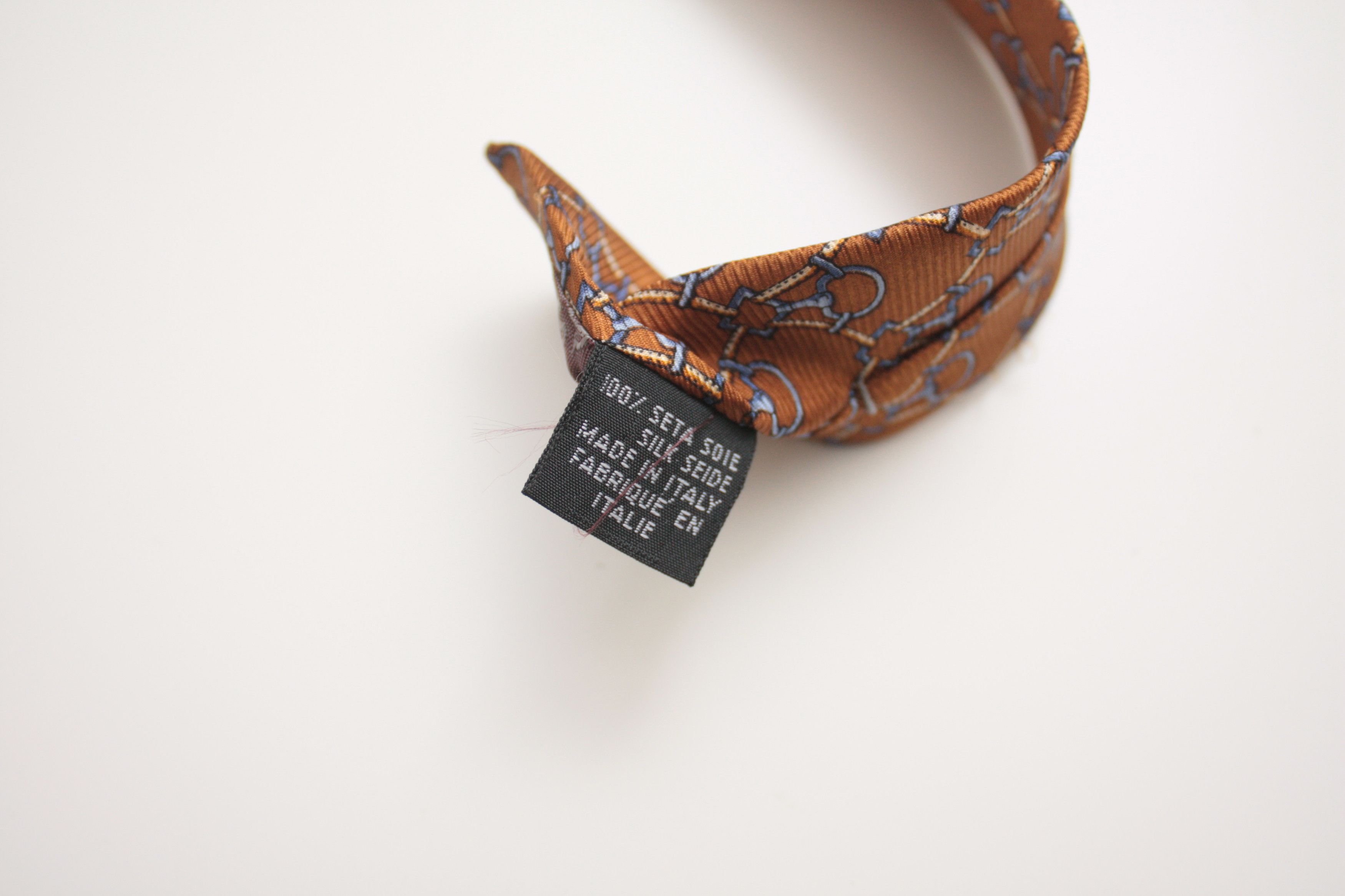 Missoni Missoni Cravatte Orange Silk Tie Made In Italy Size ONE SIZE - 4 Thumbnail