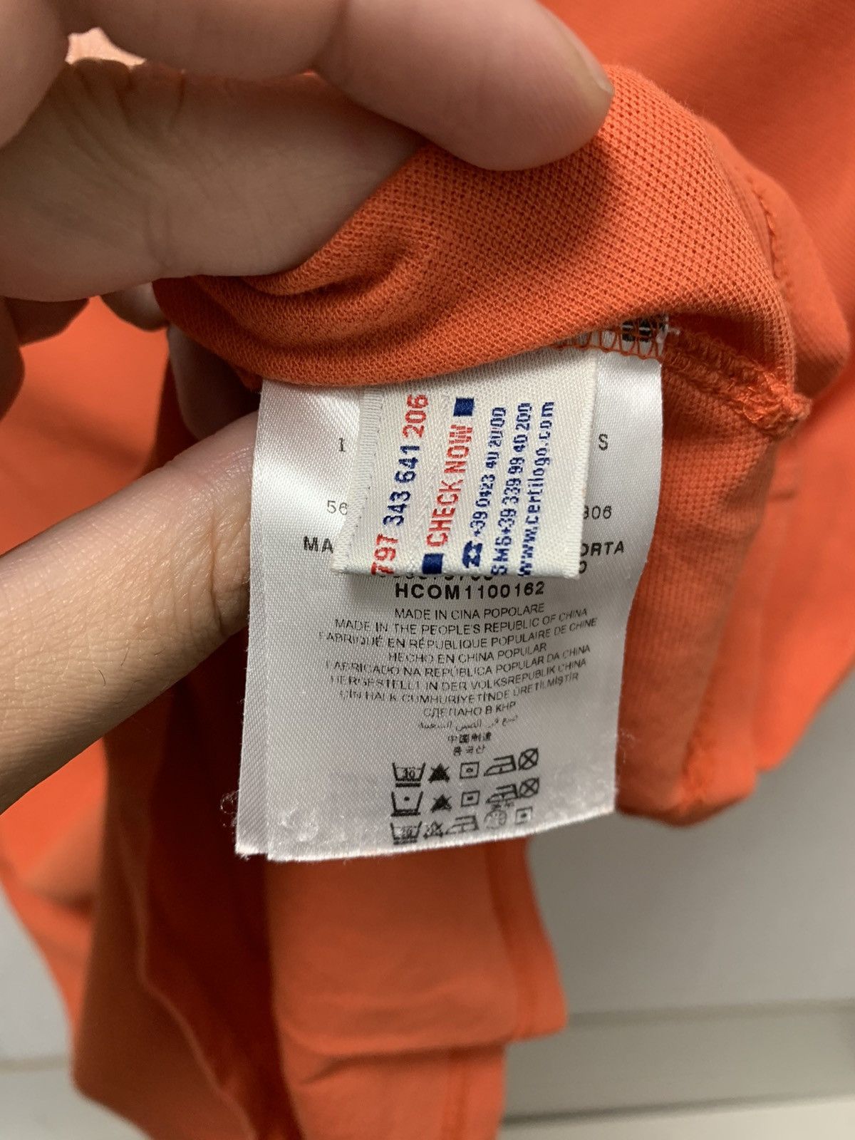 Moncler Moncler women orange polo Xl sz Size XL / US 12-14 / IT 48-50 - 4 Thumbnail