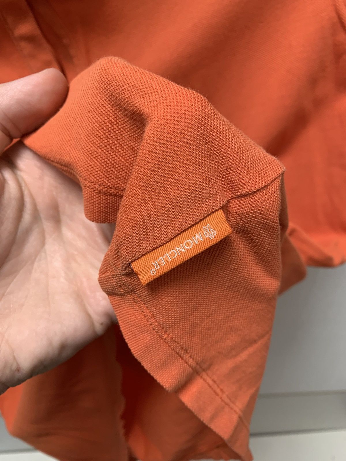 Moncler Moncler women orange polo Xl sz Size XL / US 12-14 / IT 48-50 - 5 Thumbnail