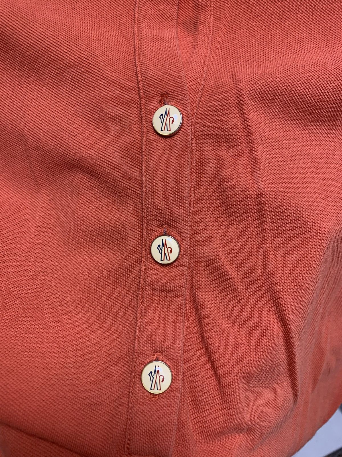 Moncler Moncler women orange polo Xl sz Size XL / US 12-14 / IT 48-50 - 7 Thumbnail