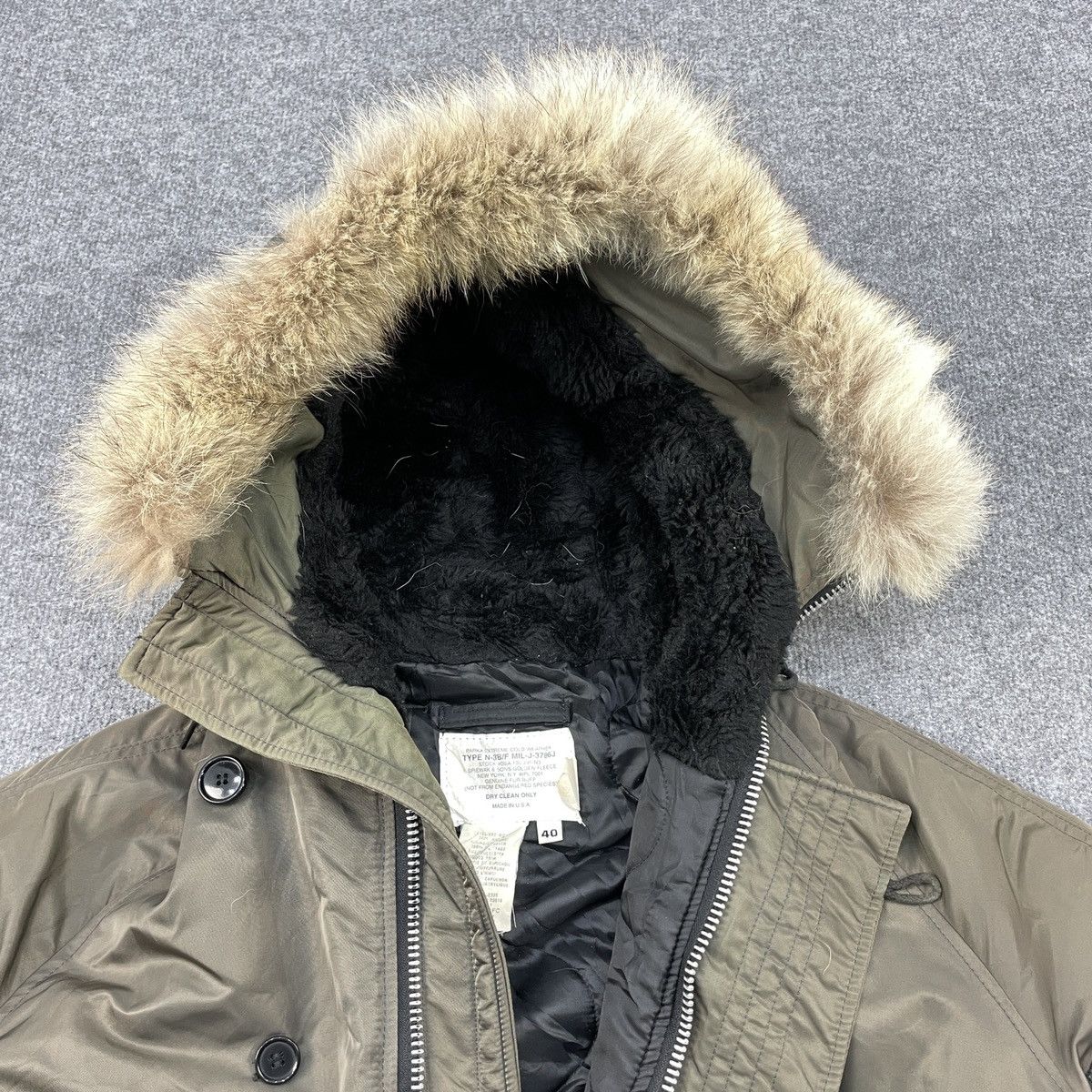 Vintage Vintage Us Army Military Parka Jacket Size US L / EU 52-54 / 3 - 9 Thumbnail