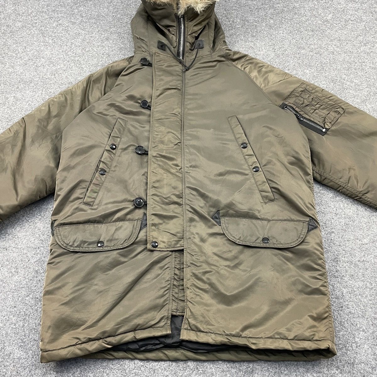 Vintage Vintage Us Army Military Parka Jacket Size US L / EU 52-54 / 3 - 3 Thumbnail